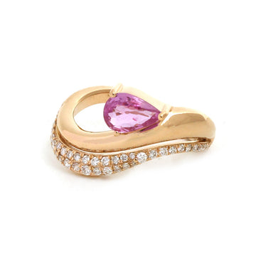 JPRG-5570/13216 Pink Sapphire Diamond Ring | 18K