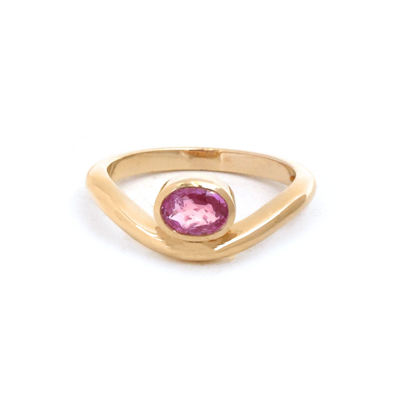 JPRG-5576/13222 Pink Sapphire Ring | 14K