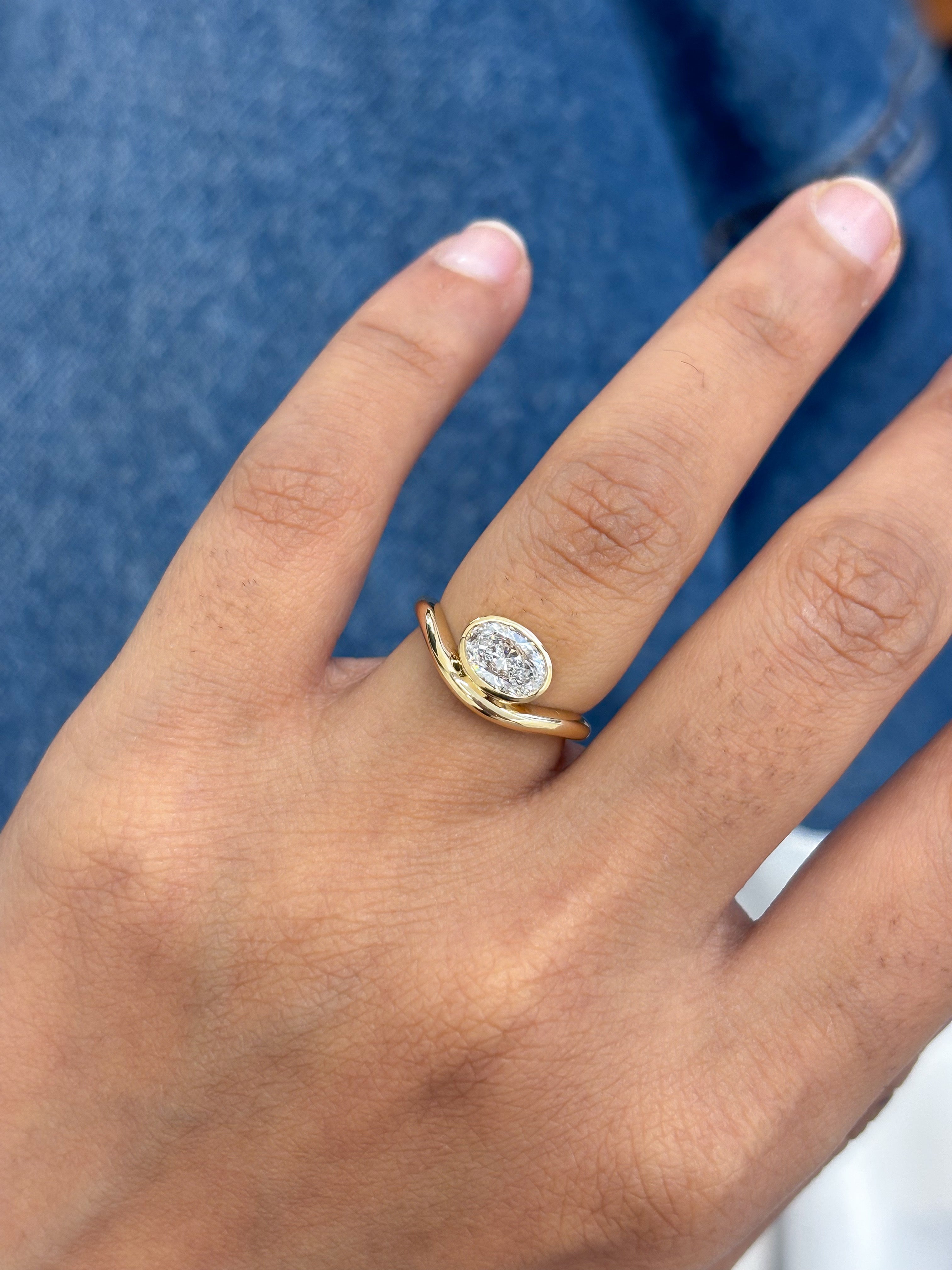 JPRG-5578/13224 Lab Grown Diamond Ring | 14K