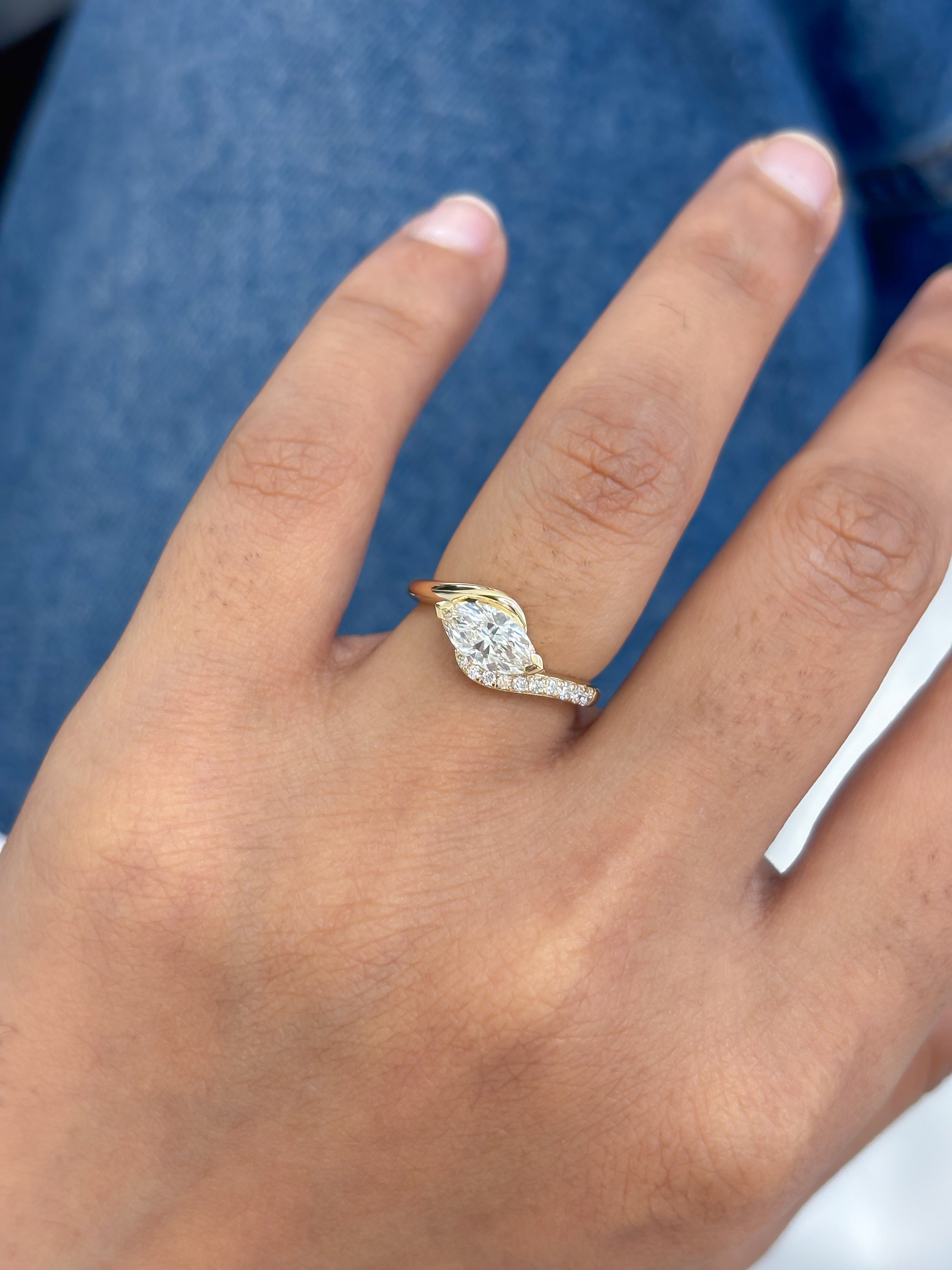 JPRG-5579/13225 Lab Grown Diamond Ring | 14K