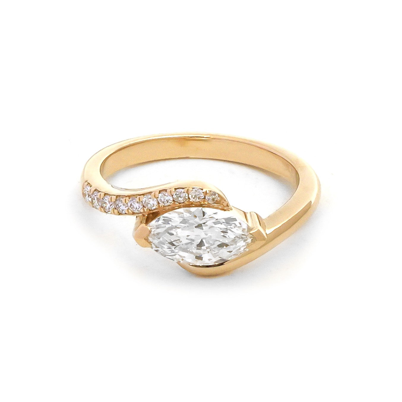 JPRG-5579/13225 Lab Grown Diamond Ring | 14K
