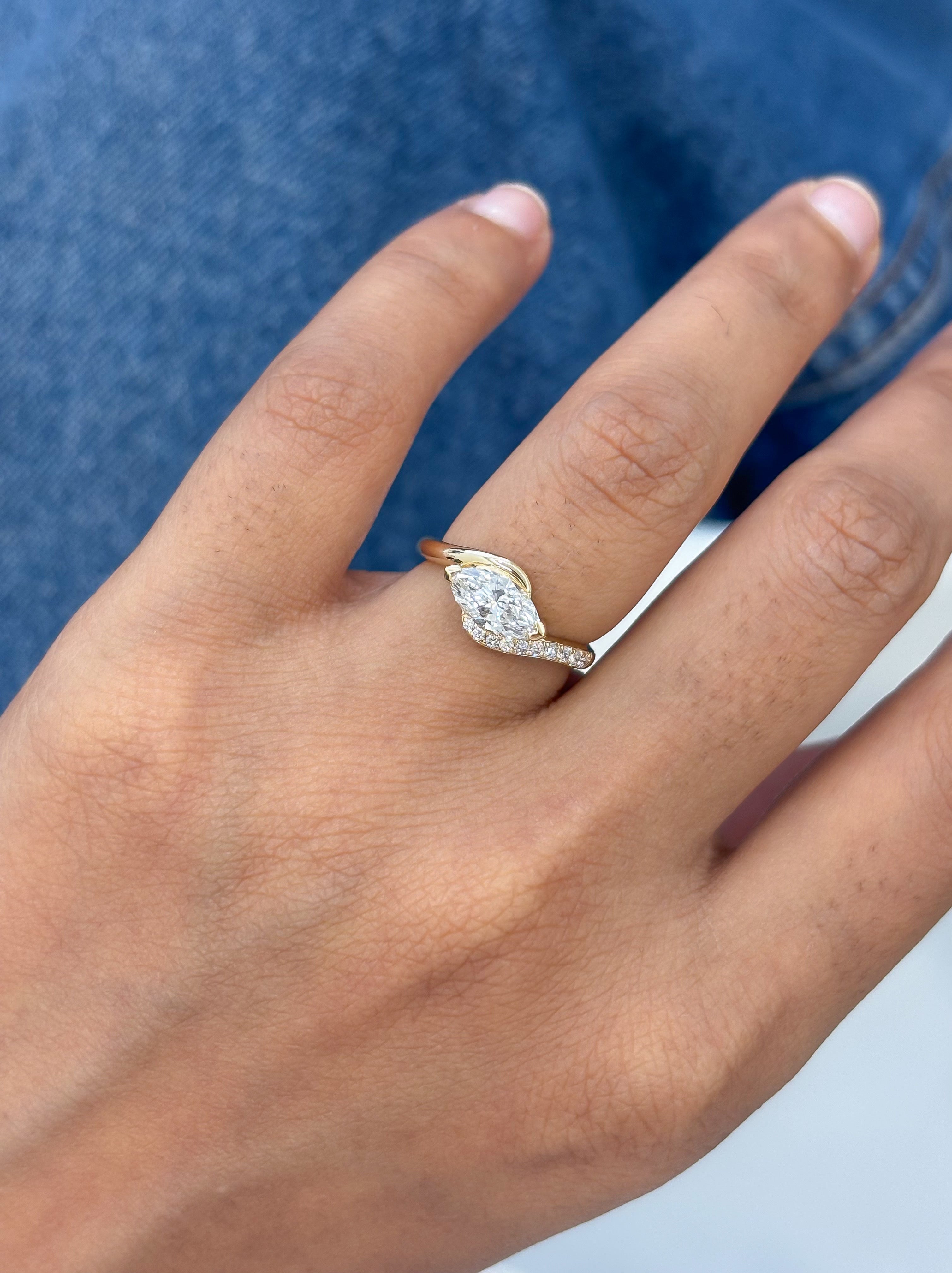 JPRG-5580/13226 Lab Grown Diamond Ring | 14K
