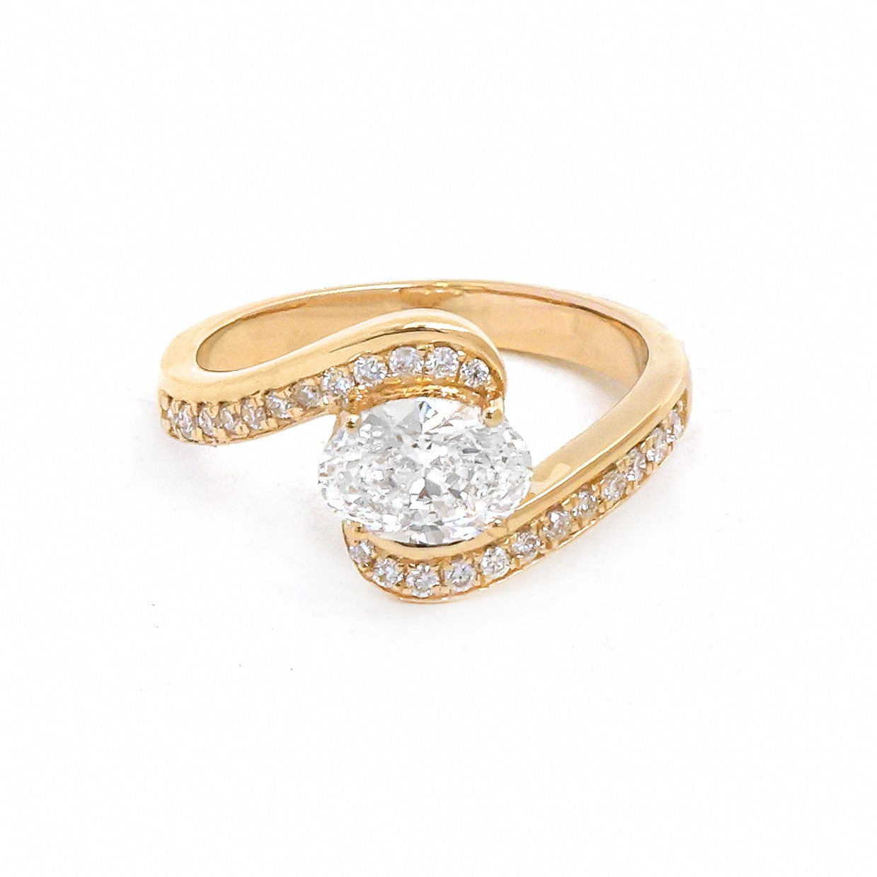 JPRG-5581/13227 Lab Grown Diamond Ring | 14K