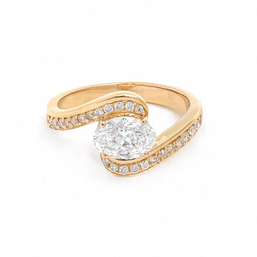 JPRG-5581/13227 Lab Grown Diamond Ring | 14K