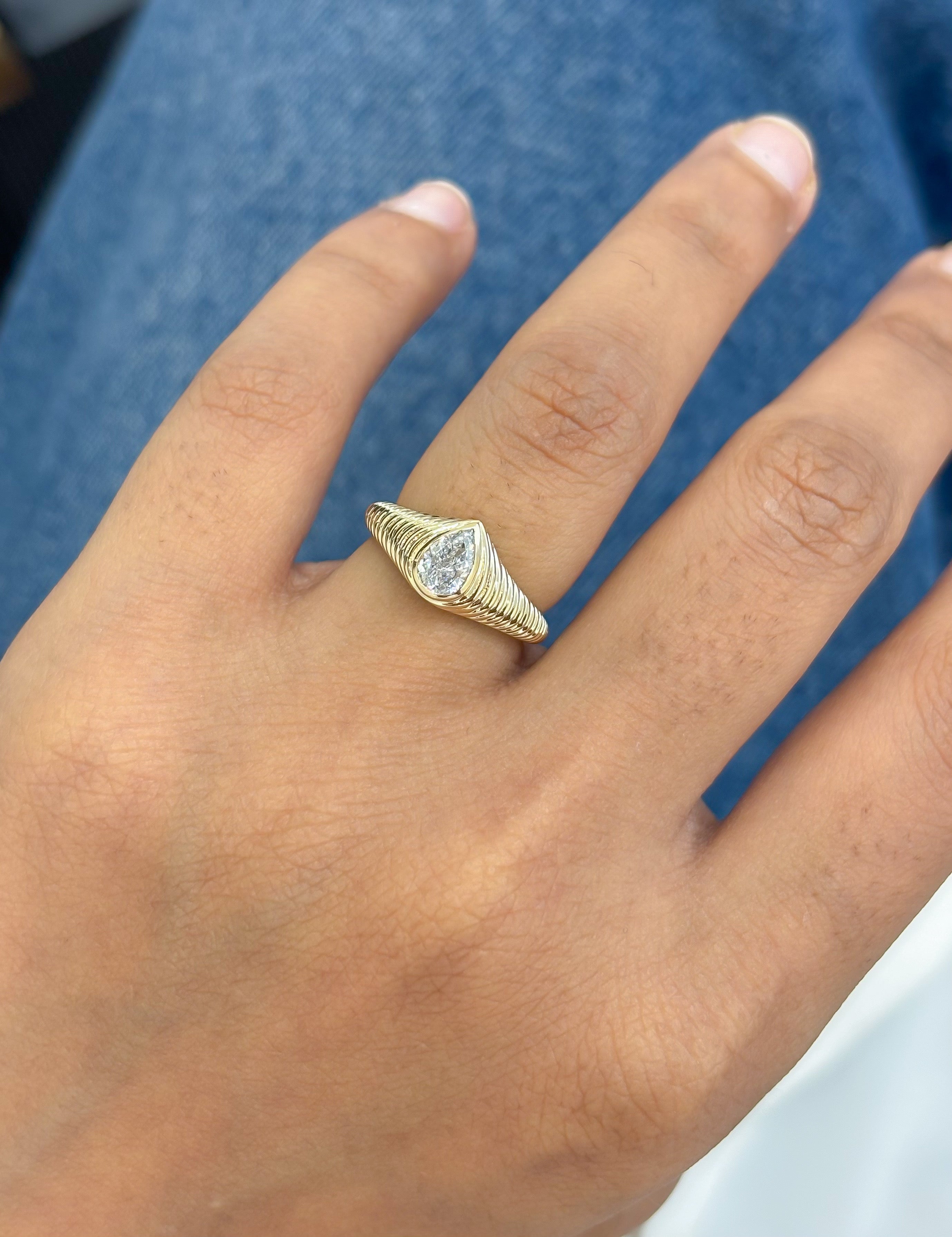 JPRG-5582/13228 Lab Grown Diamond Ring | 14K