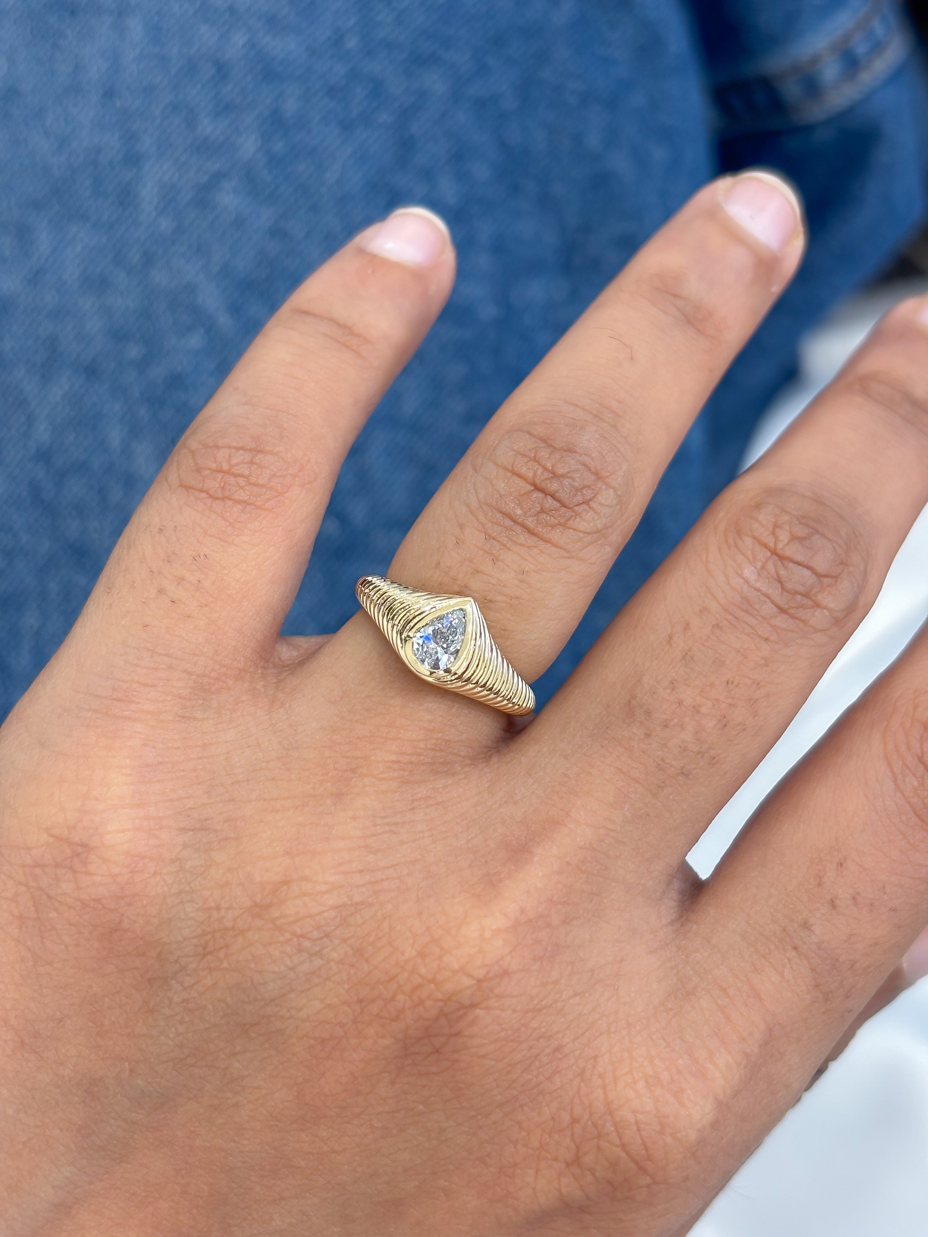 JPRG-5583/13229 Lab Grown Diamond Ring | 14K