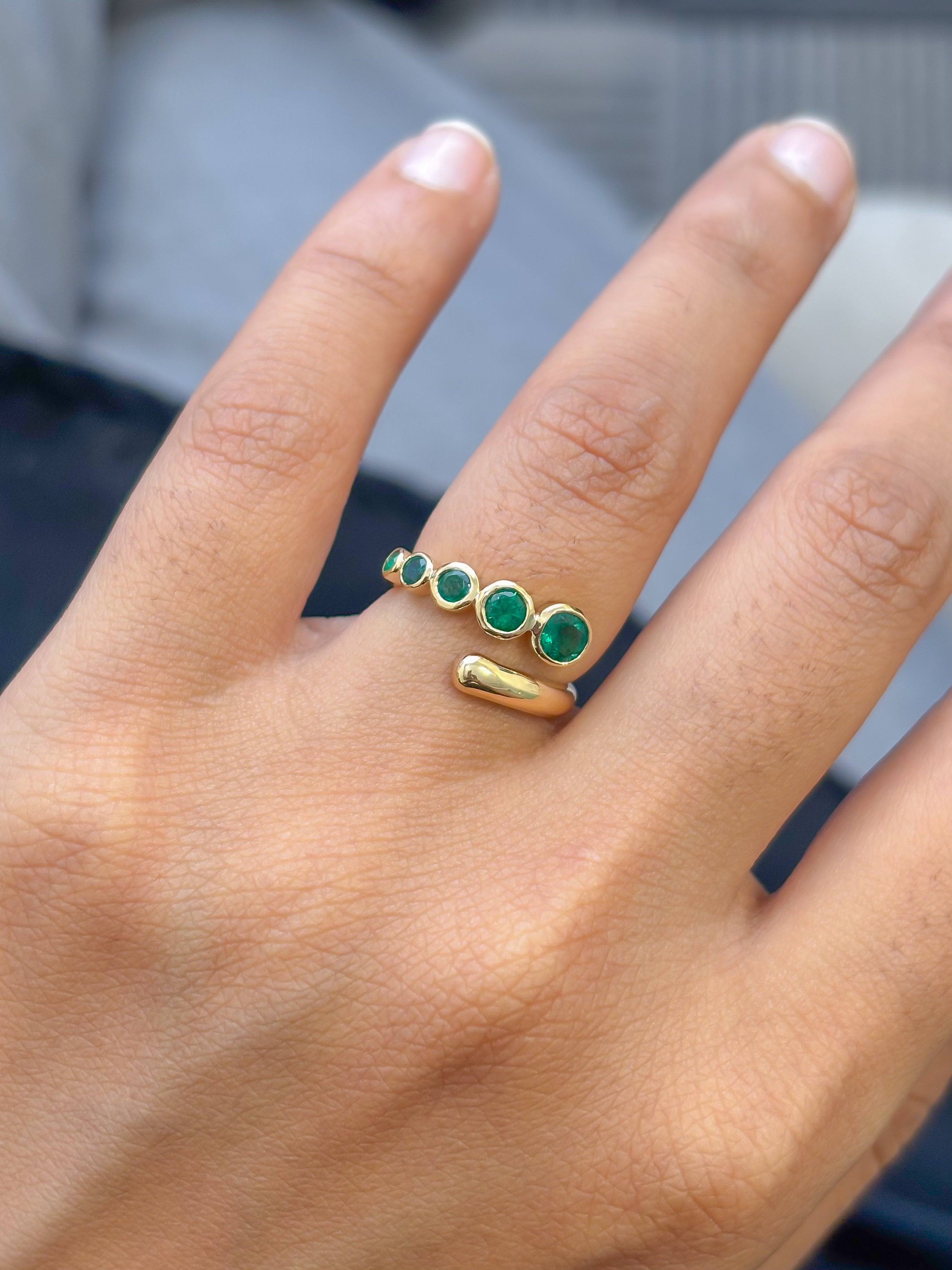 JPRG-5592/13269 Emerald Ring | 18K