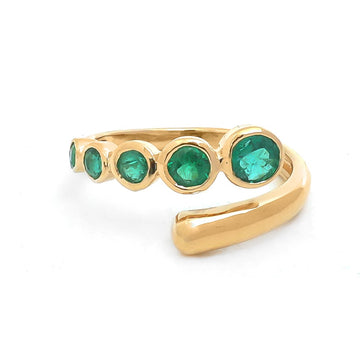 JPRG-5592/13269 Emerald Ring | 18K
