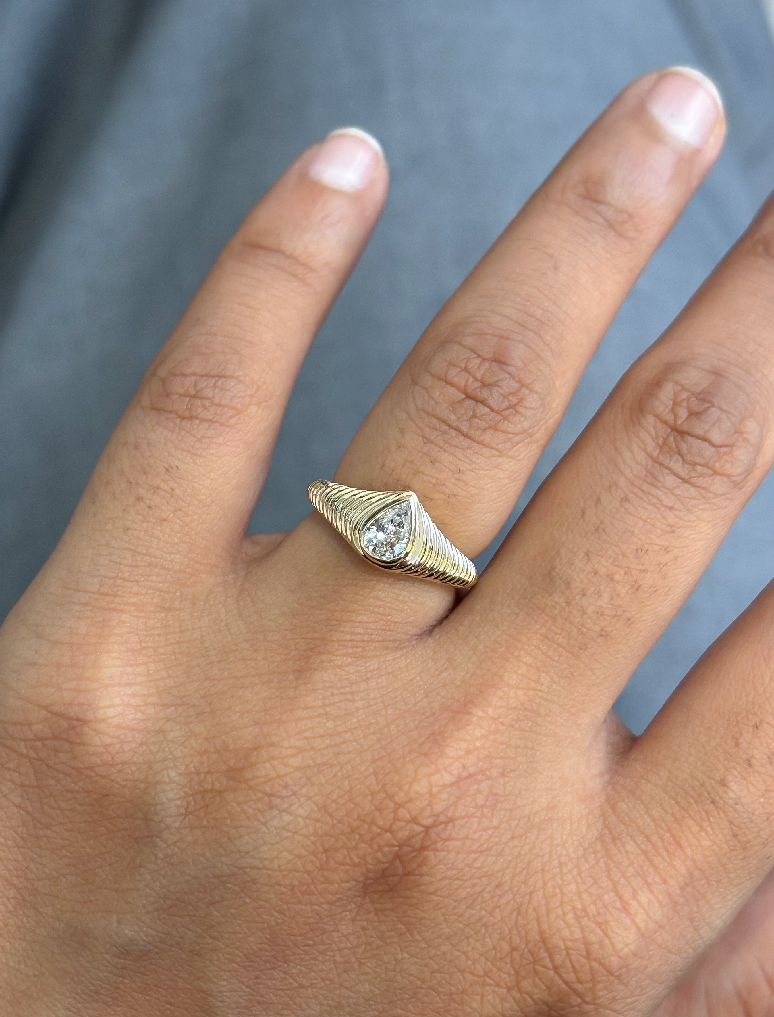 JPRG-5593/13270 Lab Grown Diamond Ring | 14K