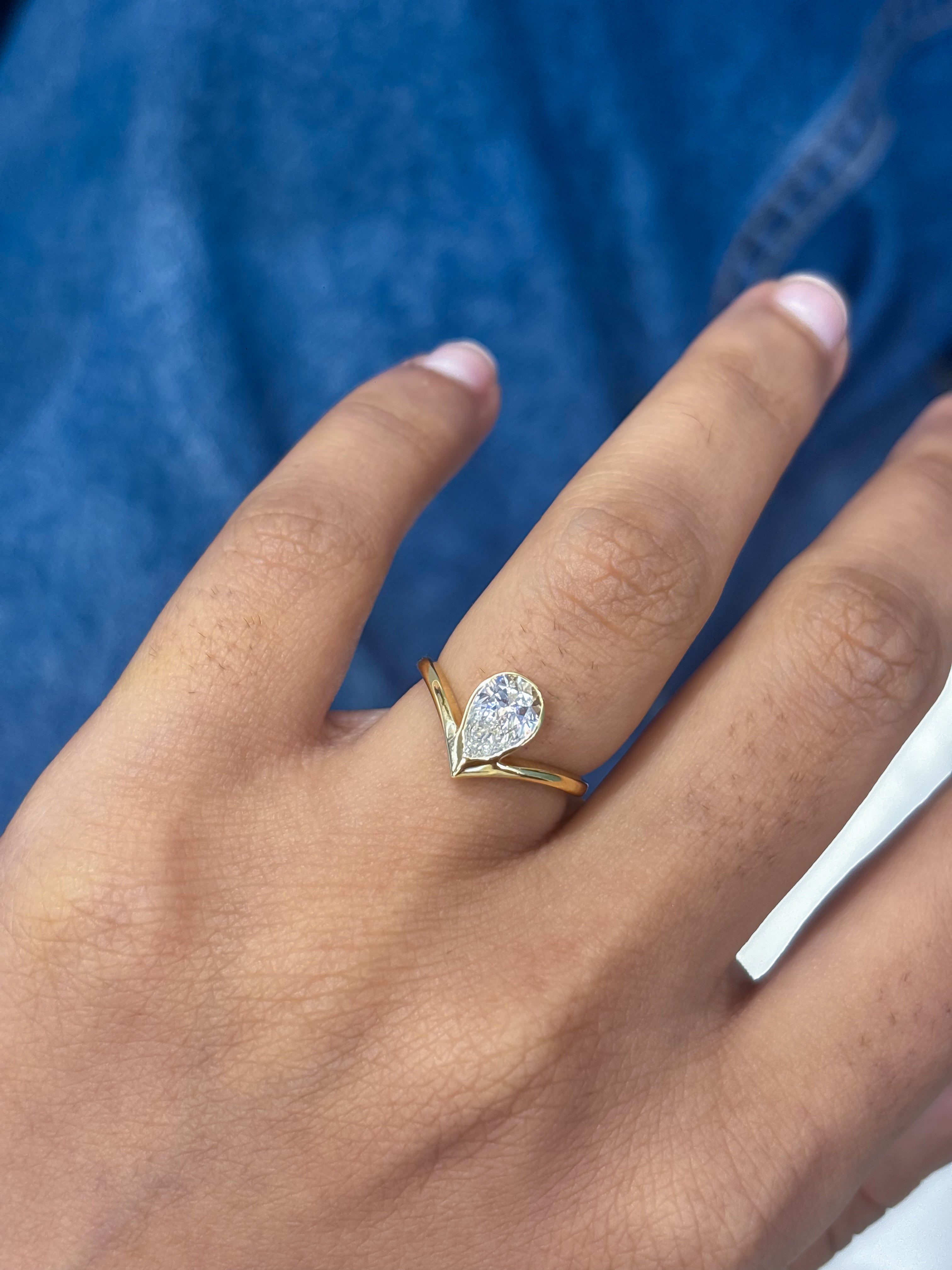 JPRG-5607/13305 Lab Grown Diamond Ring | 14K