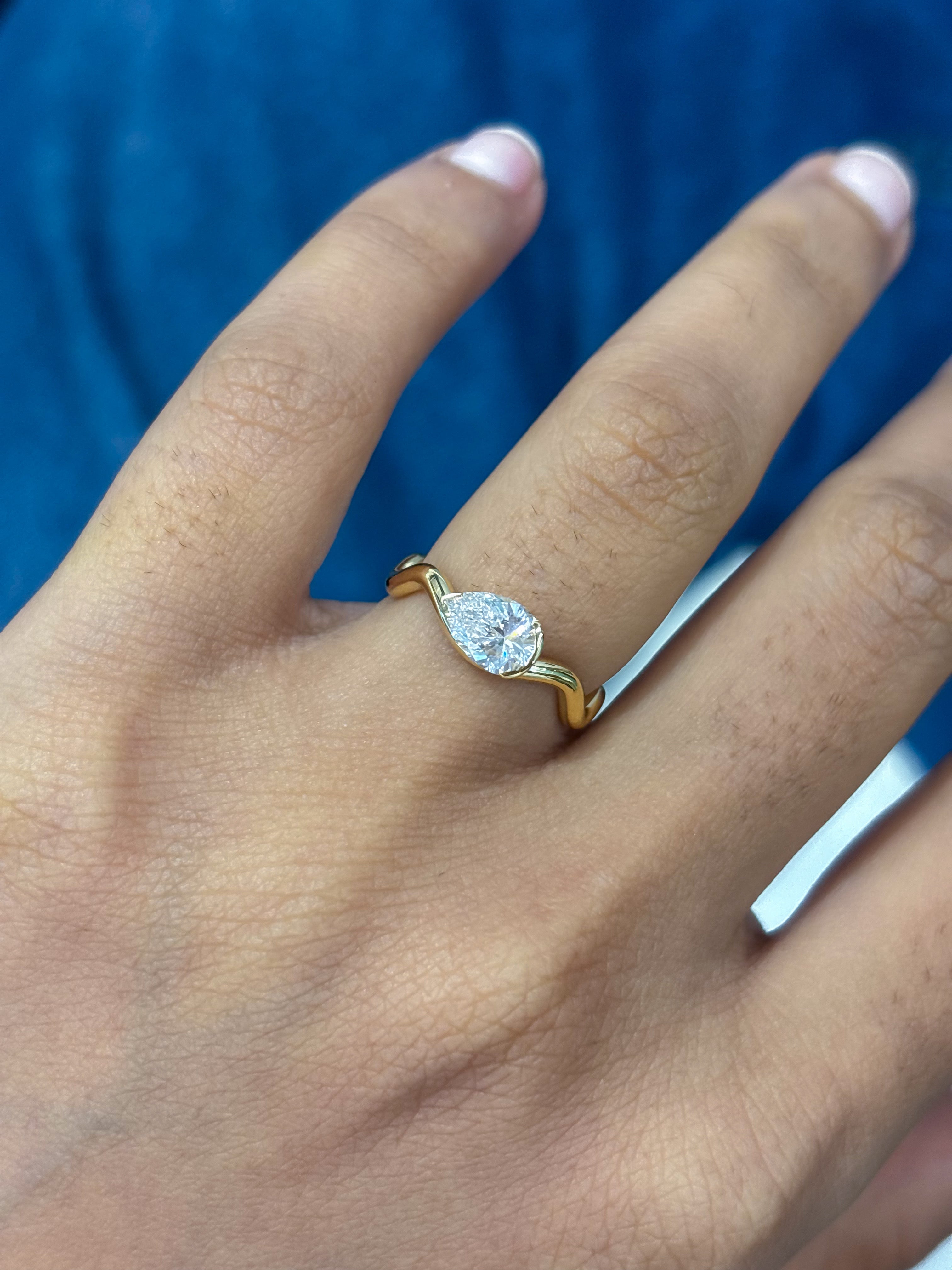 JPRG-5608/13306 Lab Grown Diamond Ring | 14K