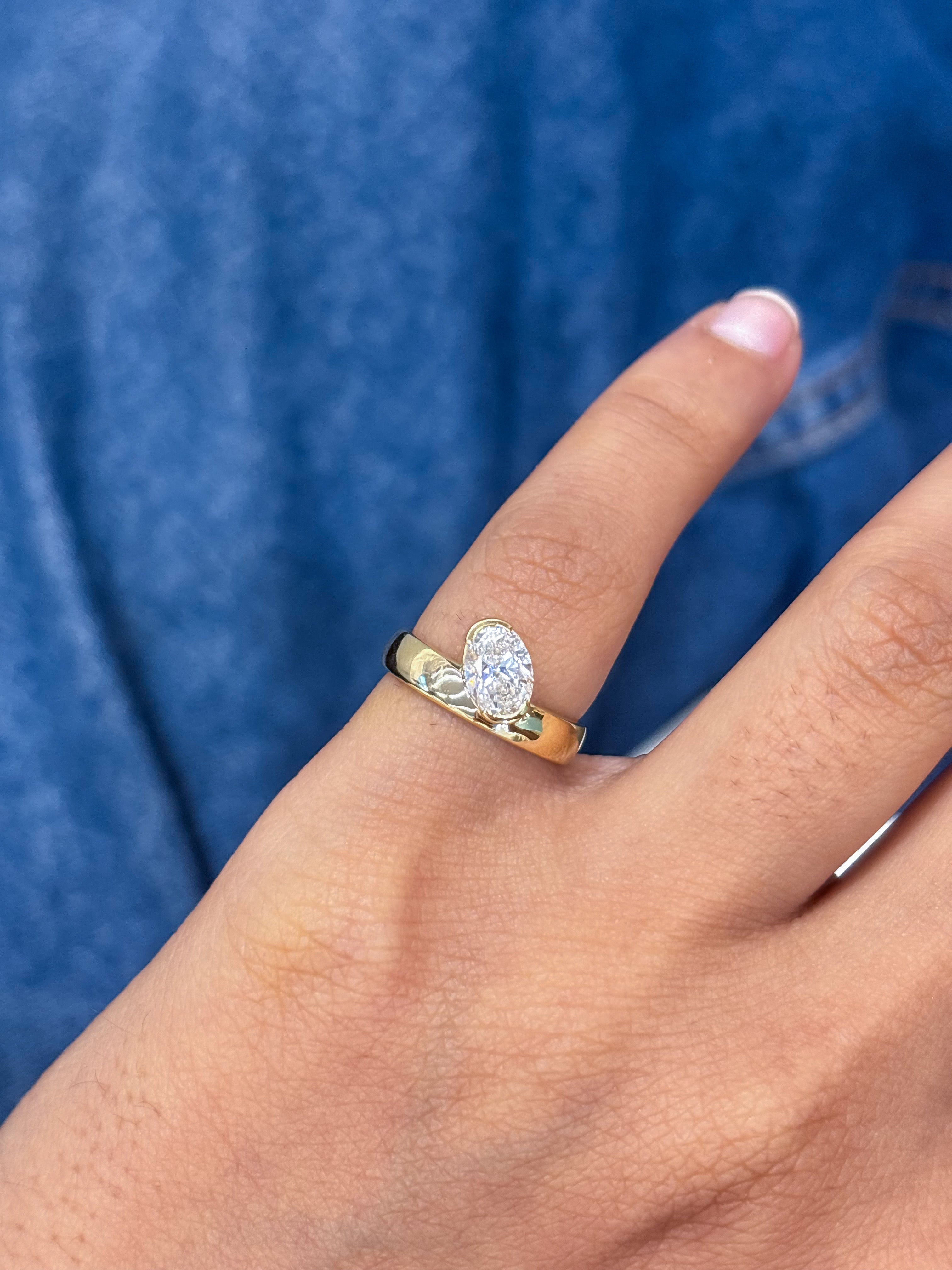 JPRG-5612/13310 Lab Grown Diamond Ring | 14K