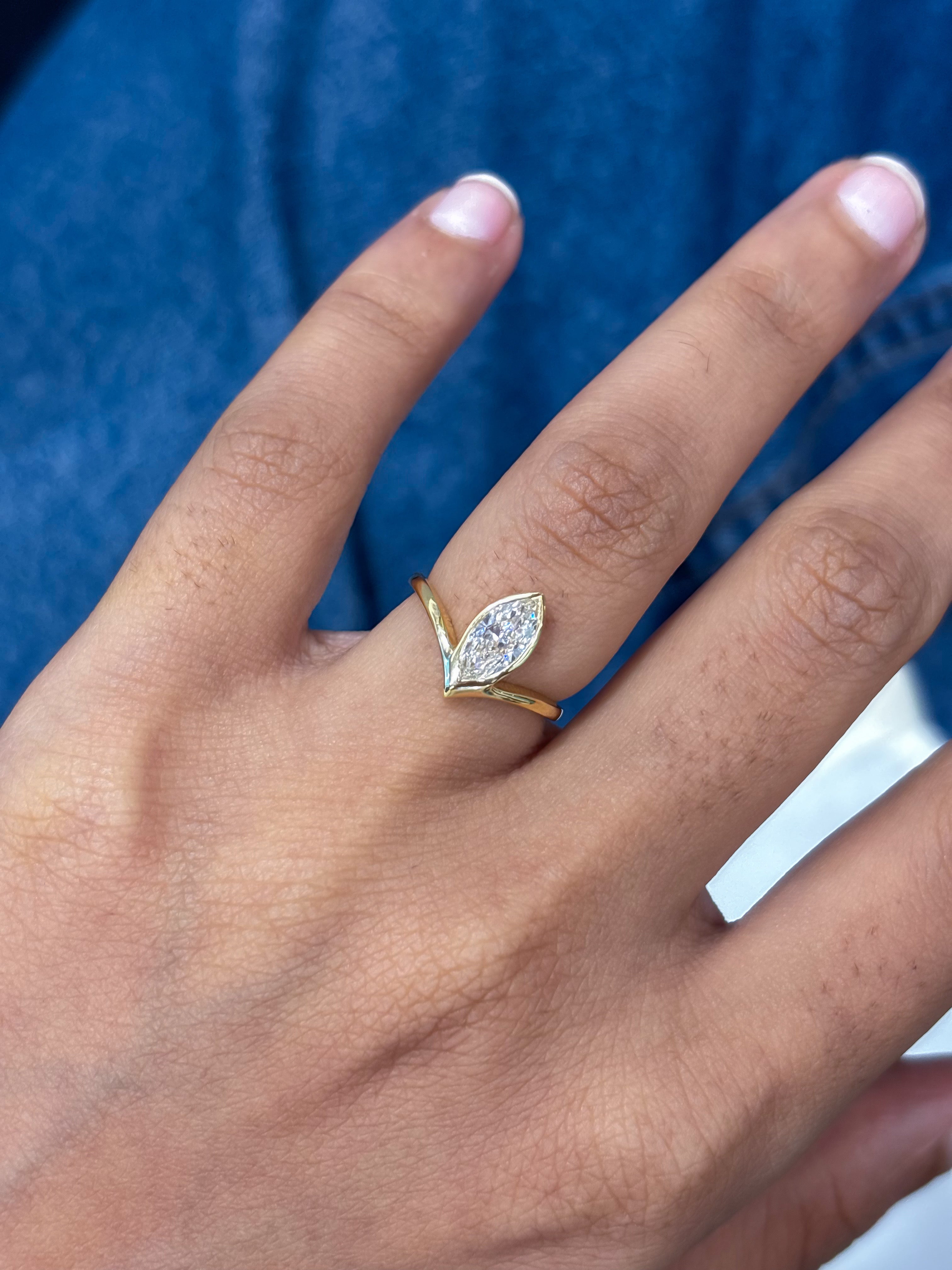 JPRG-5615/13313 Lab Grown Diamond Ring | 14K