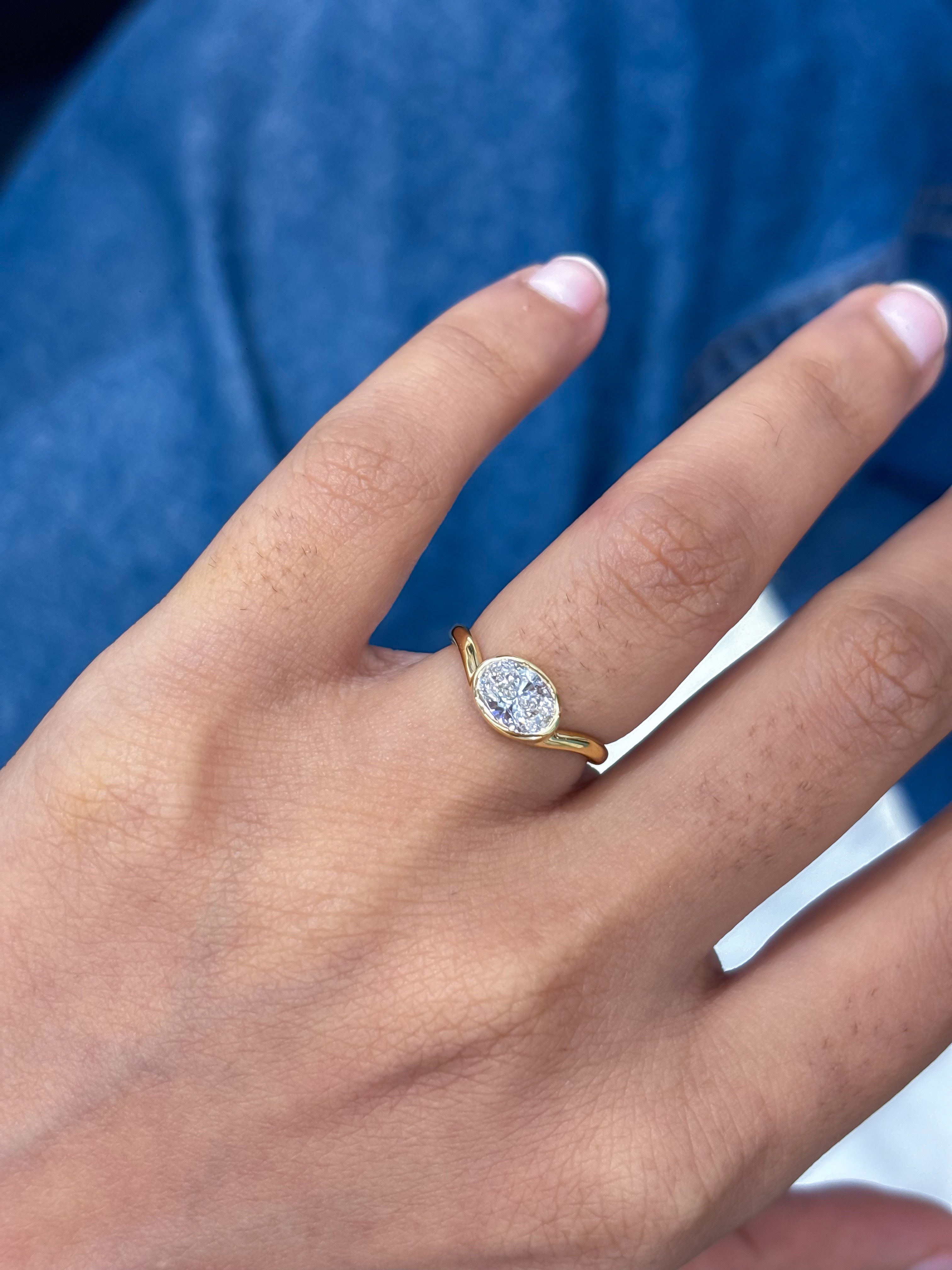 JPRG-5617/13315 Lab Grown Diamond Ring | 14K