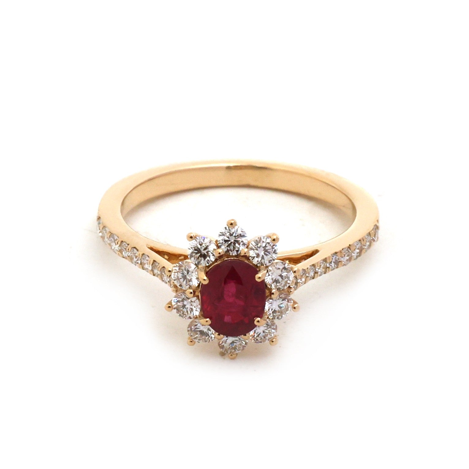 JPRG-5619/13318 Ruby Diamond Ring | 18K