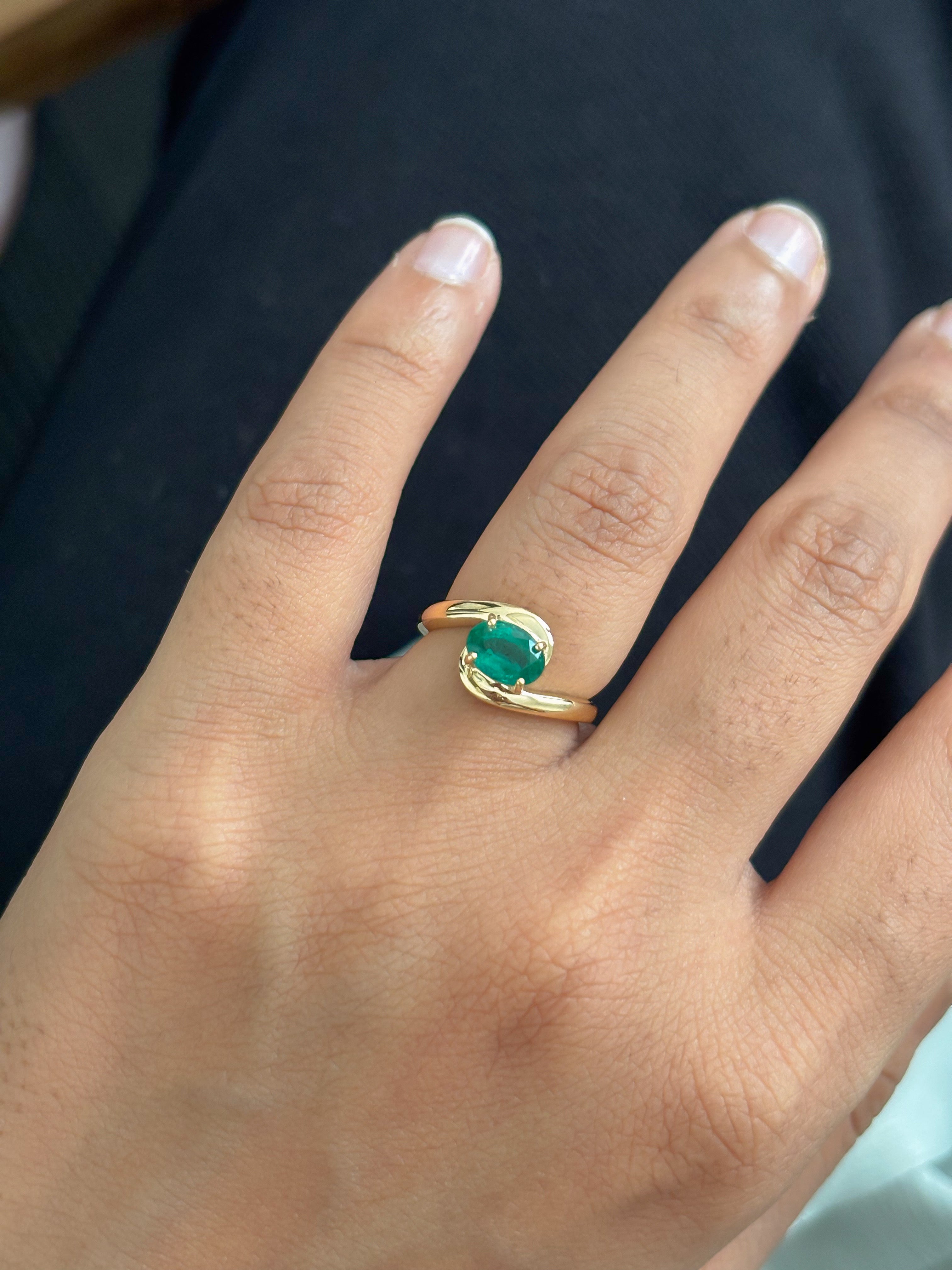 JPRG-5625/13324 Emerald Ring | 18K