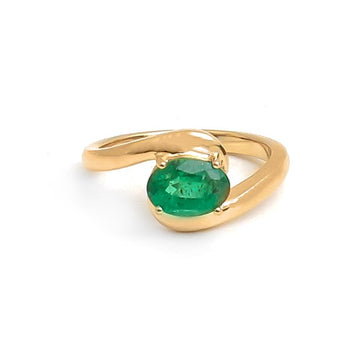 JPRG-5626/13325 Emerald Ring | 18K