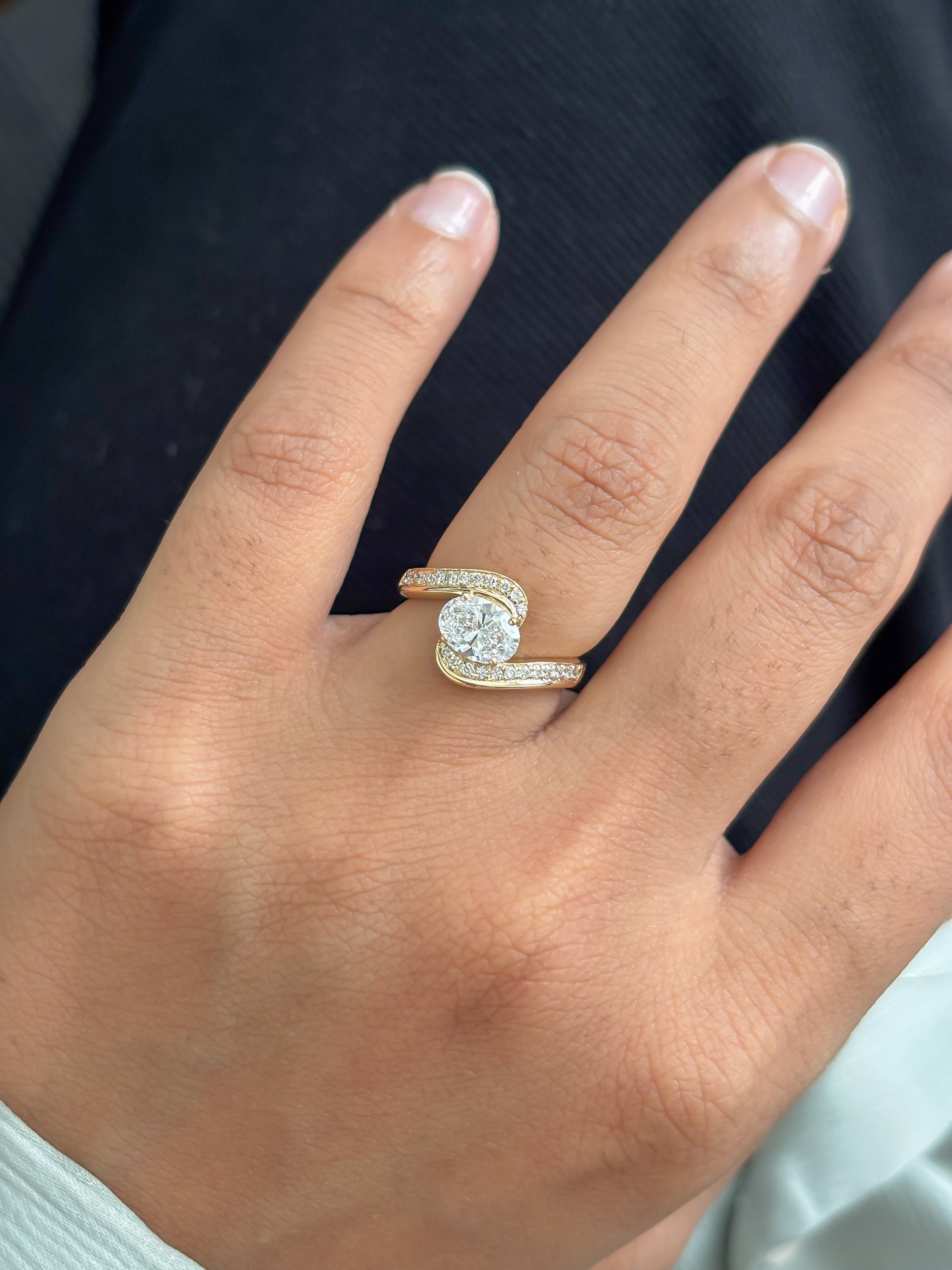 JPRG-5630/13329 Lab Grown Diamond Ring | 14K
