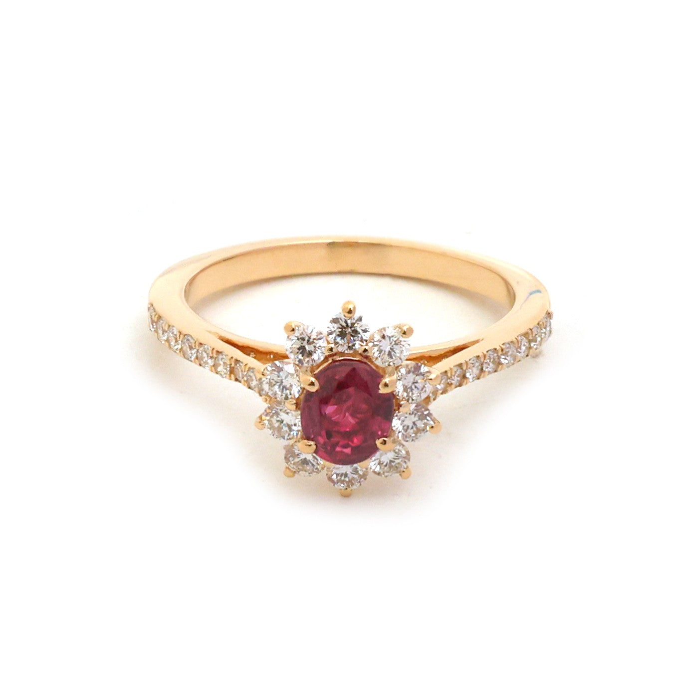 JPRG-5633/13332 Ruby Diamond Ring | 18K