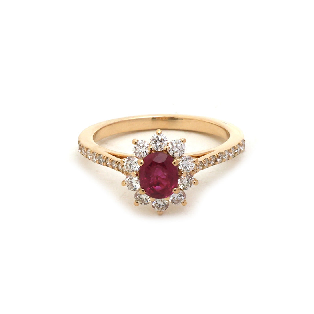 JPRG-5635/13334 Ruby Diamond Ring | 18K