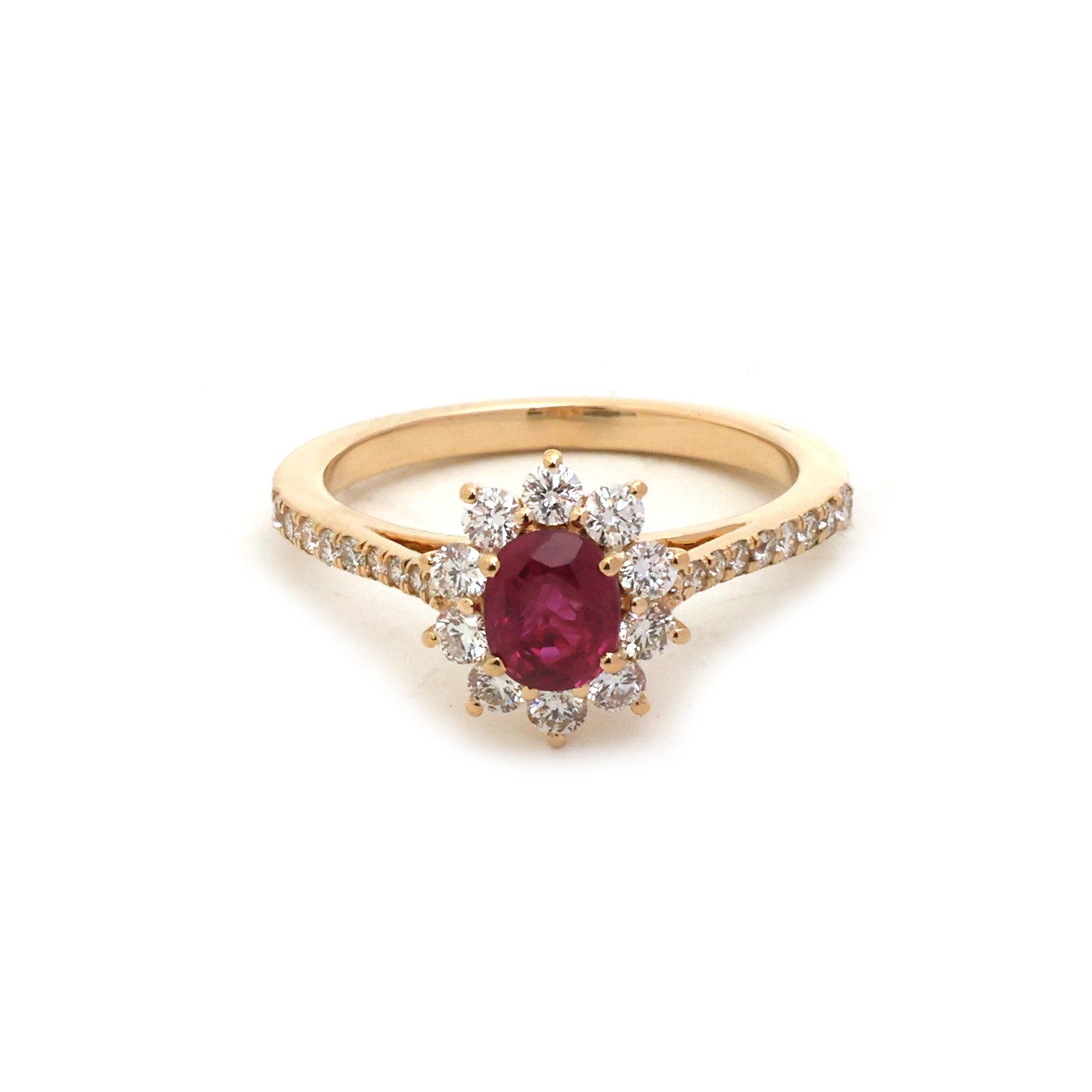 JPRG-5635/13334 Ruby Diamond Ring | 18K