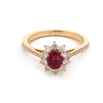 JPRG-5636/13335 Ruby Diamond Ring | 18K