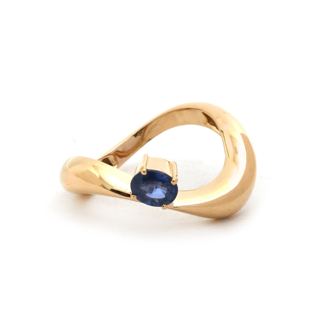 JPRG-5642/13341 Blue Sapphire Ring | 18K