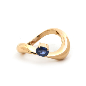 JPRG-5642/13341 Blue Sapphire Ring | 18K