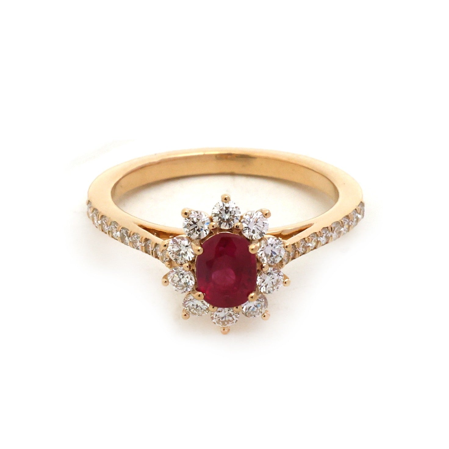 JPRG-5647/13346 Ruby Diamond Ring | 18K