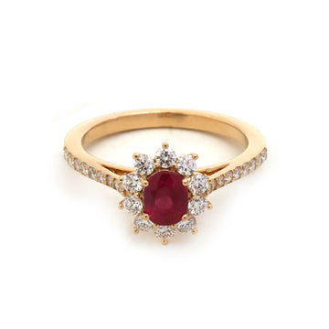 JPRG-5647/13346 Ruby Diamond Ring | 18K