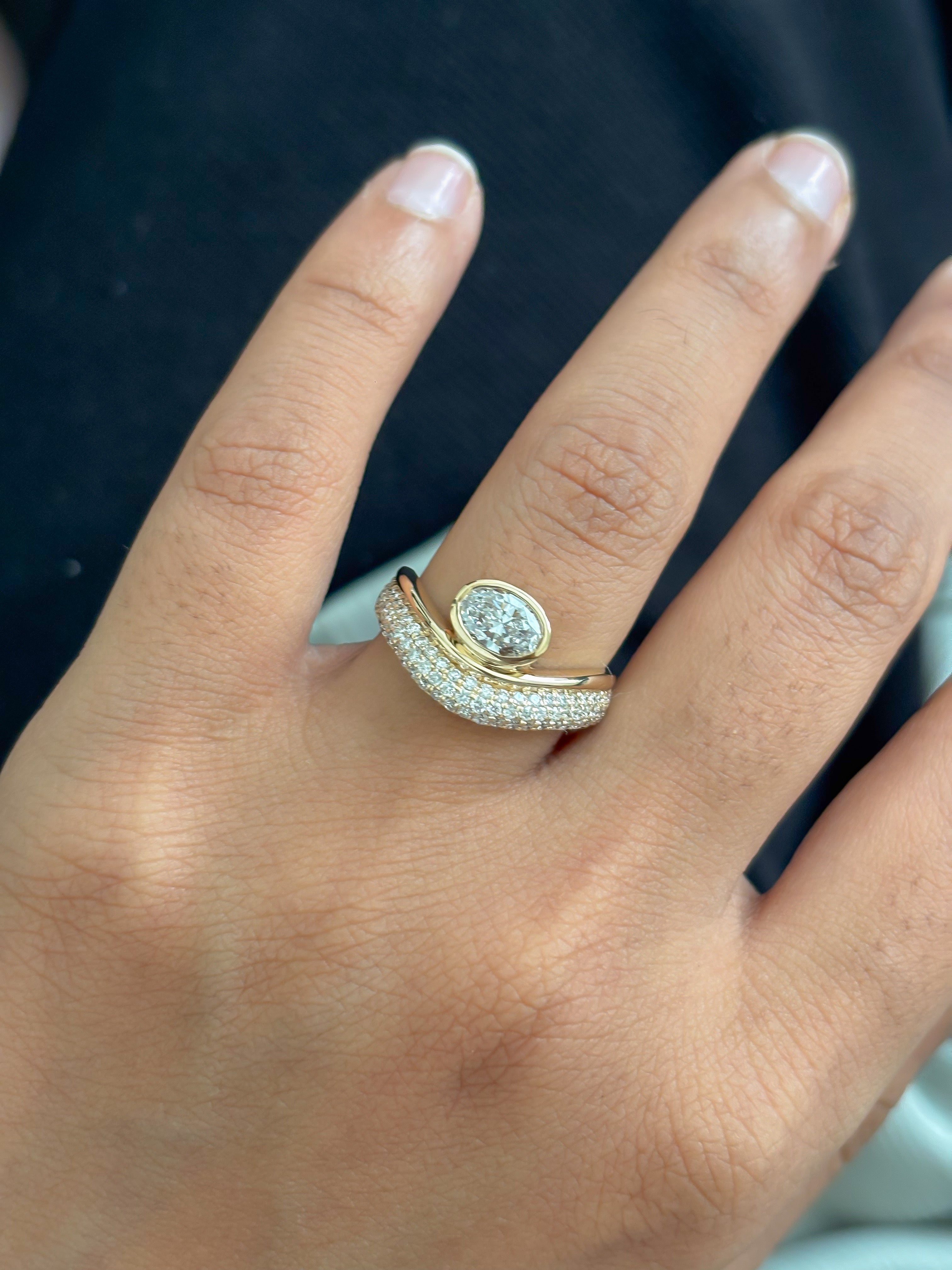 JPRG-5649/13356 Lab Grown Diamond Ring | 14K