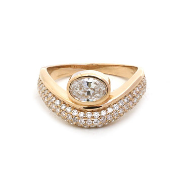 JPRG-5649/13356 Lab Grown Diamond Ring | 14K