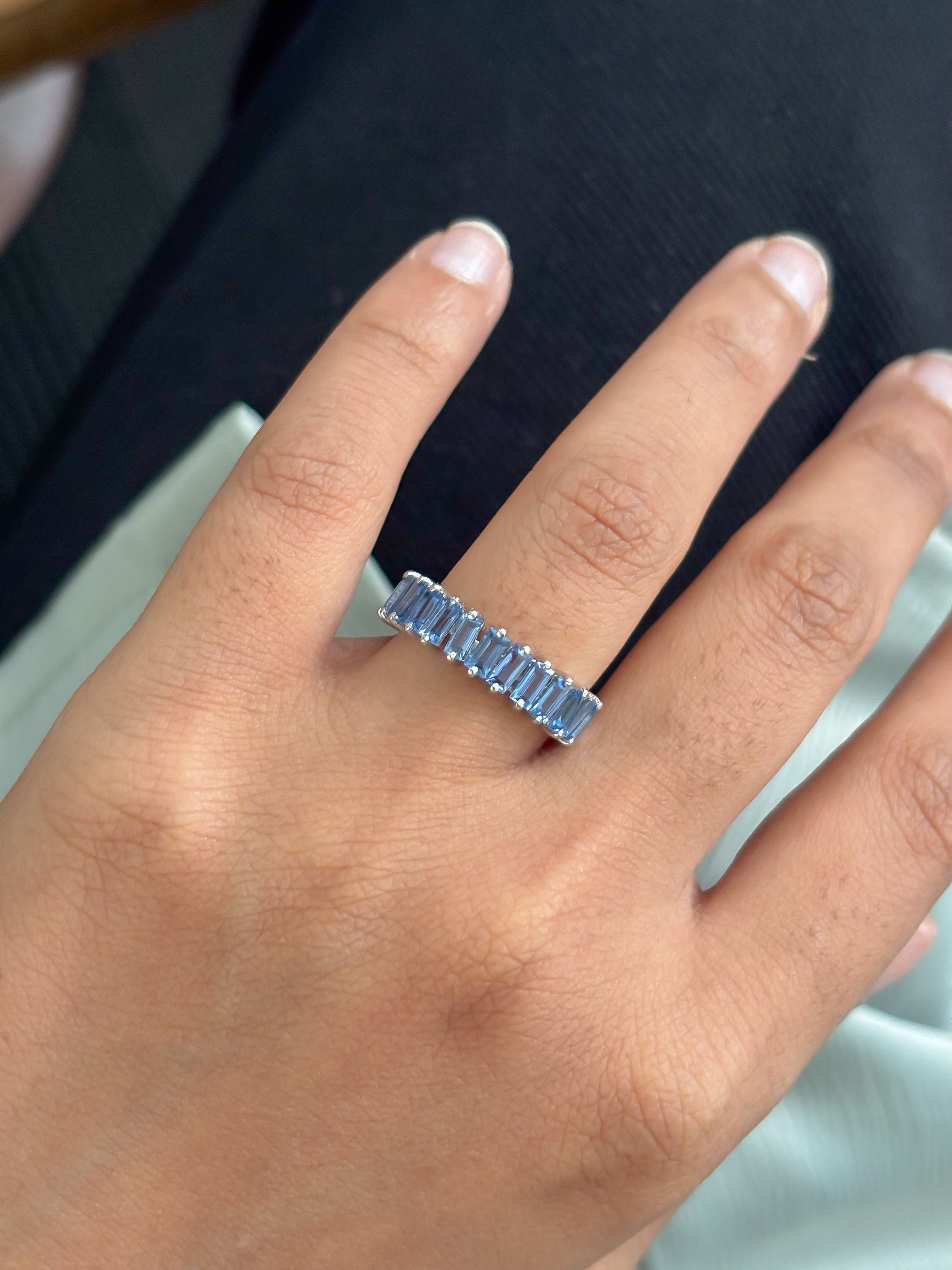 JPRG-5653/13362 Blue Sapphire Ring | 18K