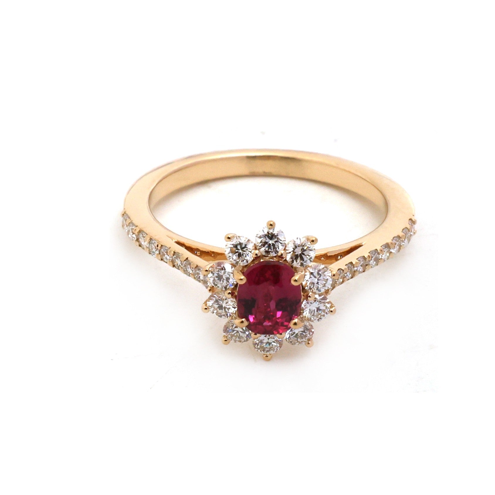 JPRG-5655/13364 Ruby Diamond Ring | 18K