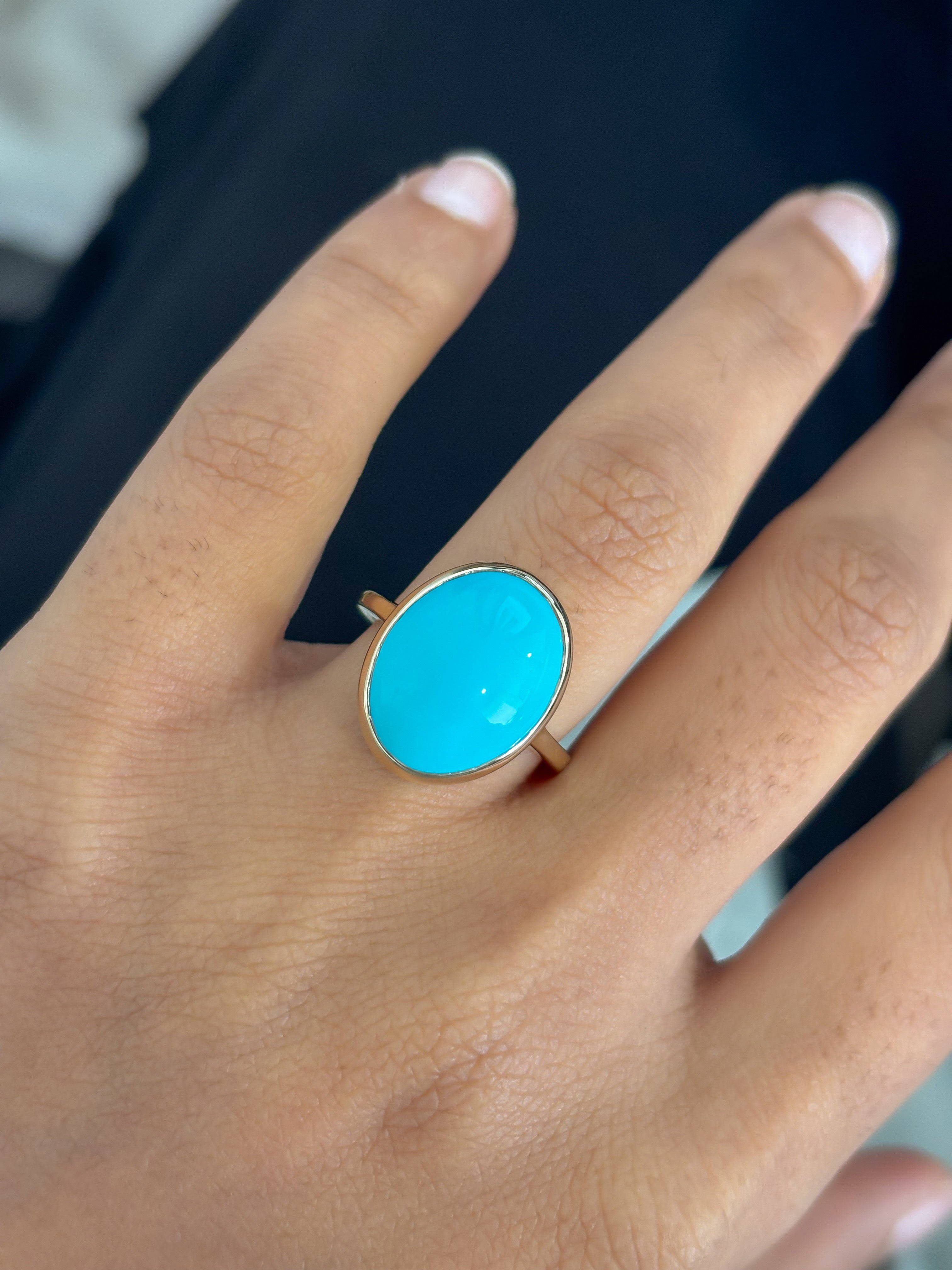 JPRG-5659/13386 Turquoise Ring | 14K
