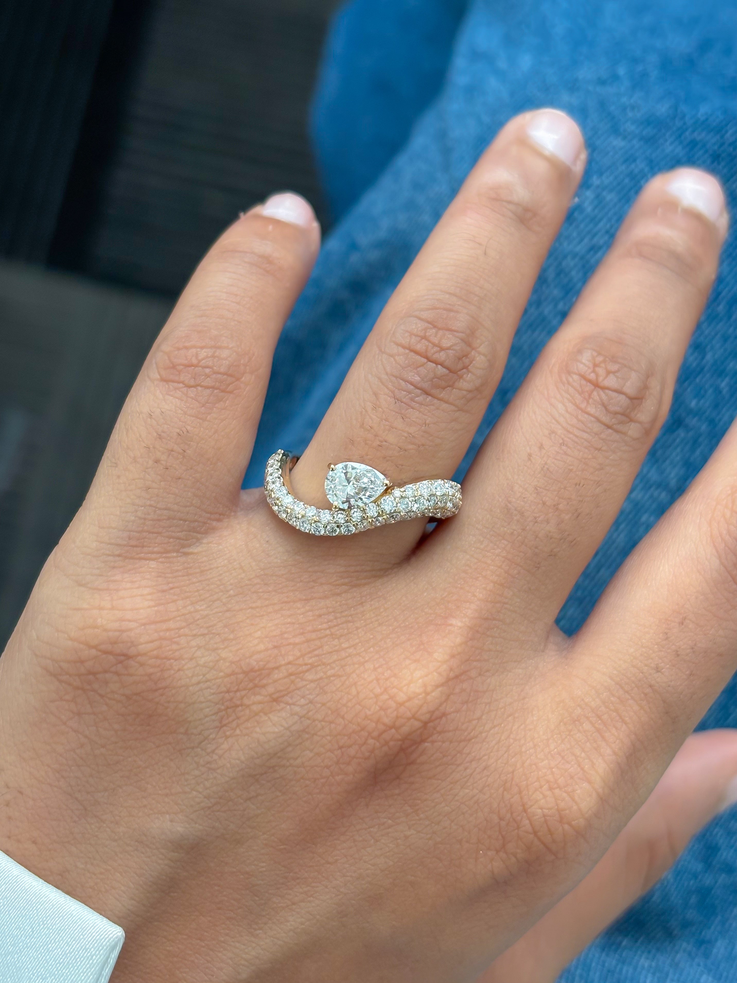 JPRG-5685/13457 Lab Grown Diamond Ring | 14K