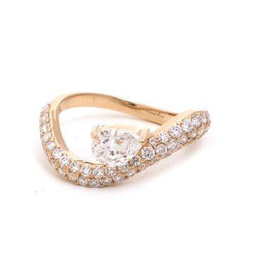 JPRG-5685/13457 Lab Grown Diamond Ring | 14K
