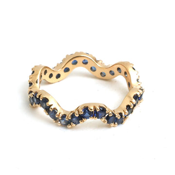 JPRG-5694/13473 Blue Sapphire Ring | 18K