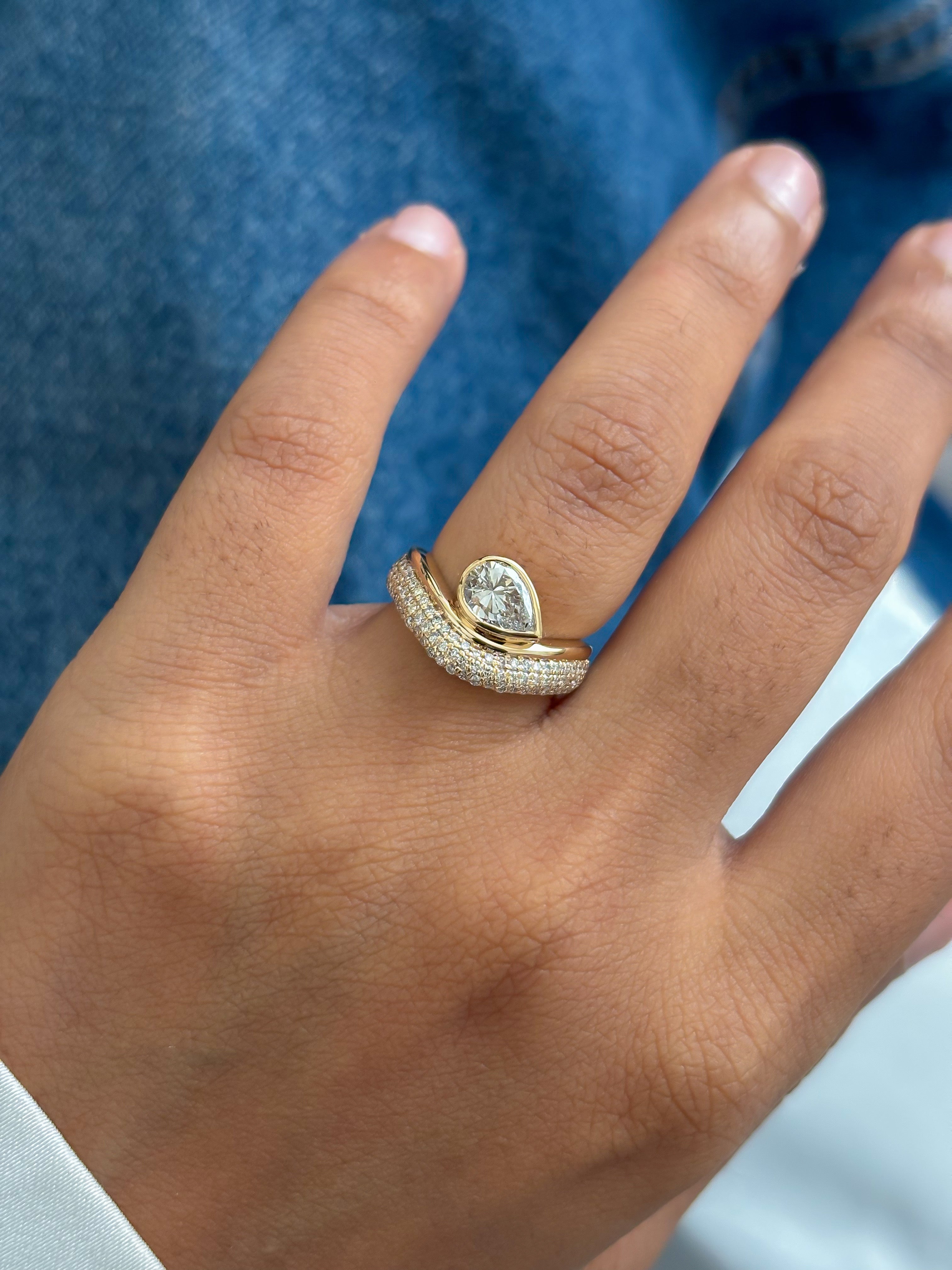 JPRG-5702/13484 Lab Grown Diamond Ring | 14K