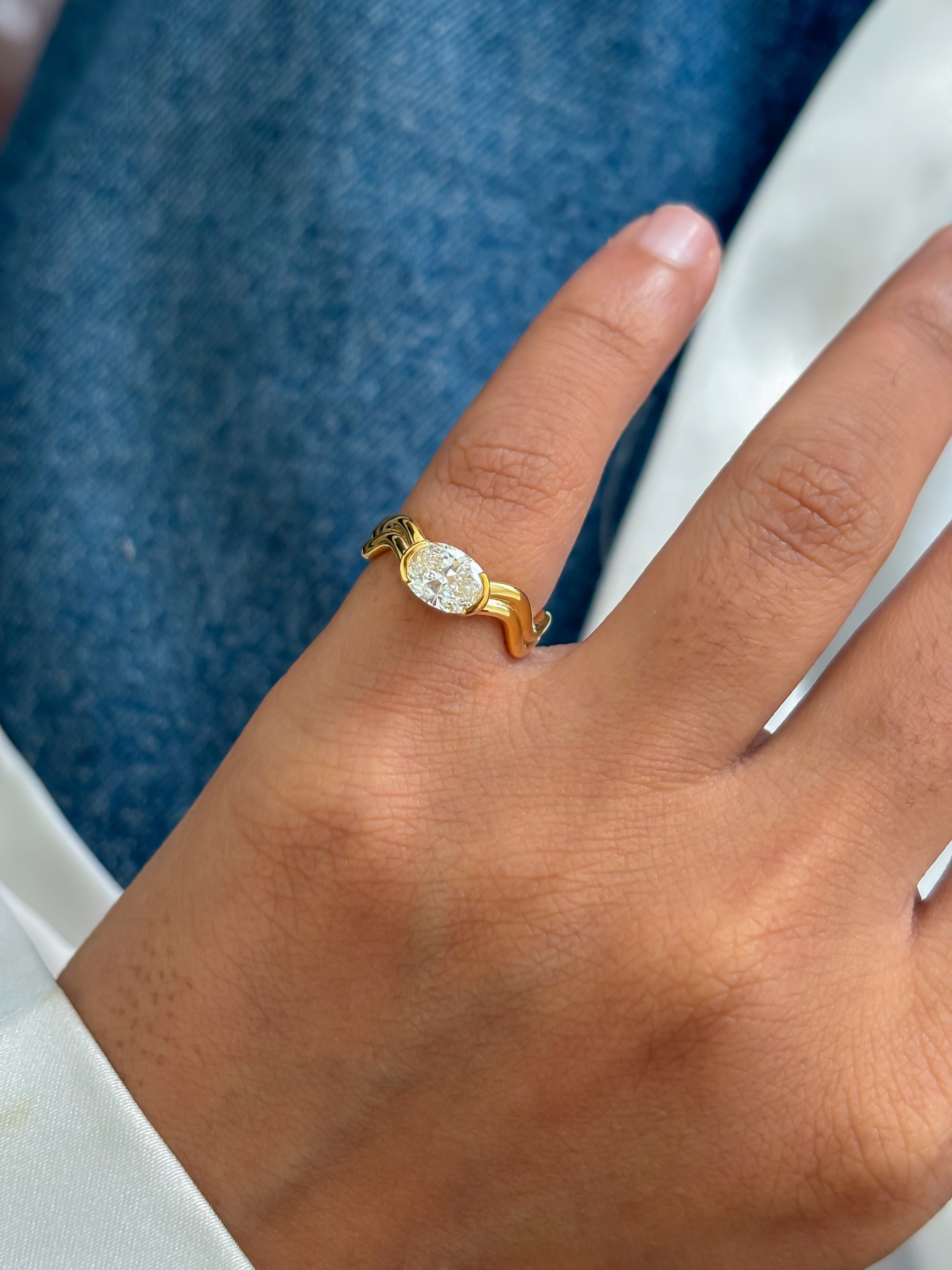 JPRG-5705/13488 Lab Grown Diamond Ring | 14K