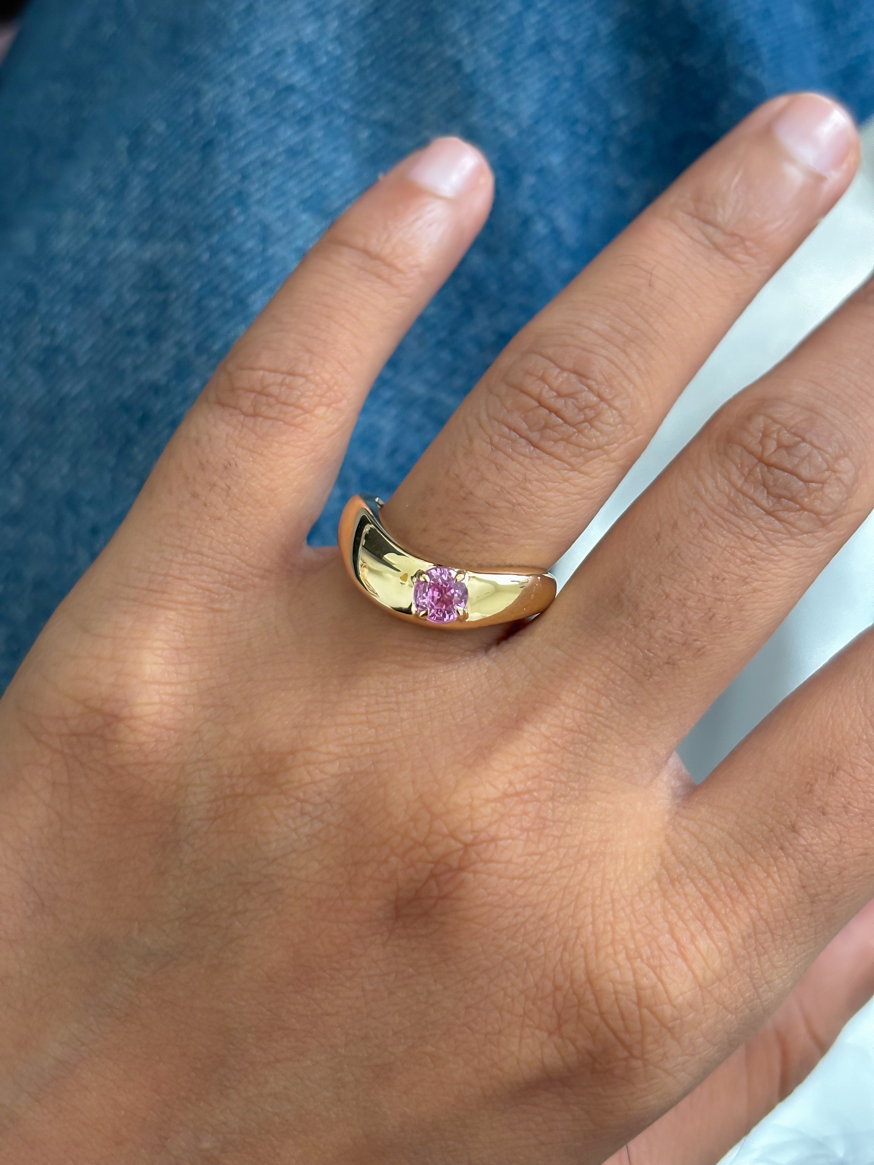JPRG-5708/13491 Pink Sapphire Ring | 18K