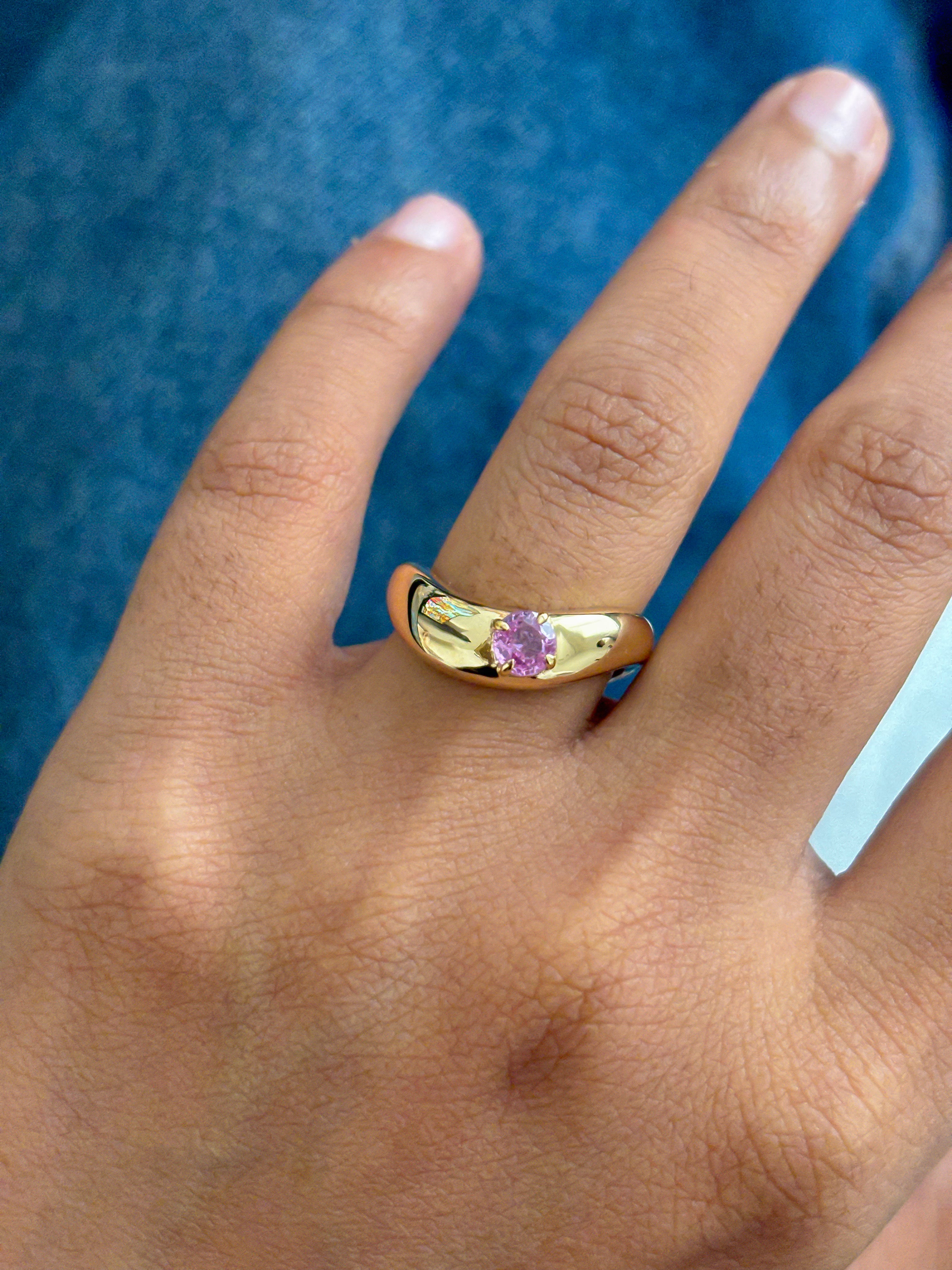 JPRG-5709/13492 Pink Sapphire Ring | 18K