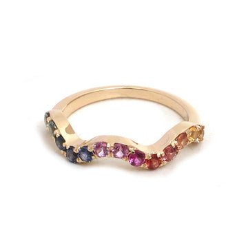 JPRG-5716/13508 Rainbow Sapphire Ring | 14K