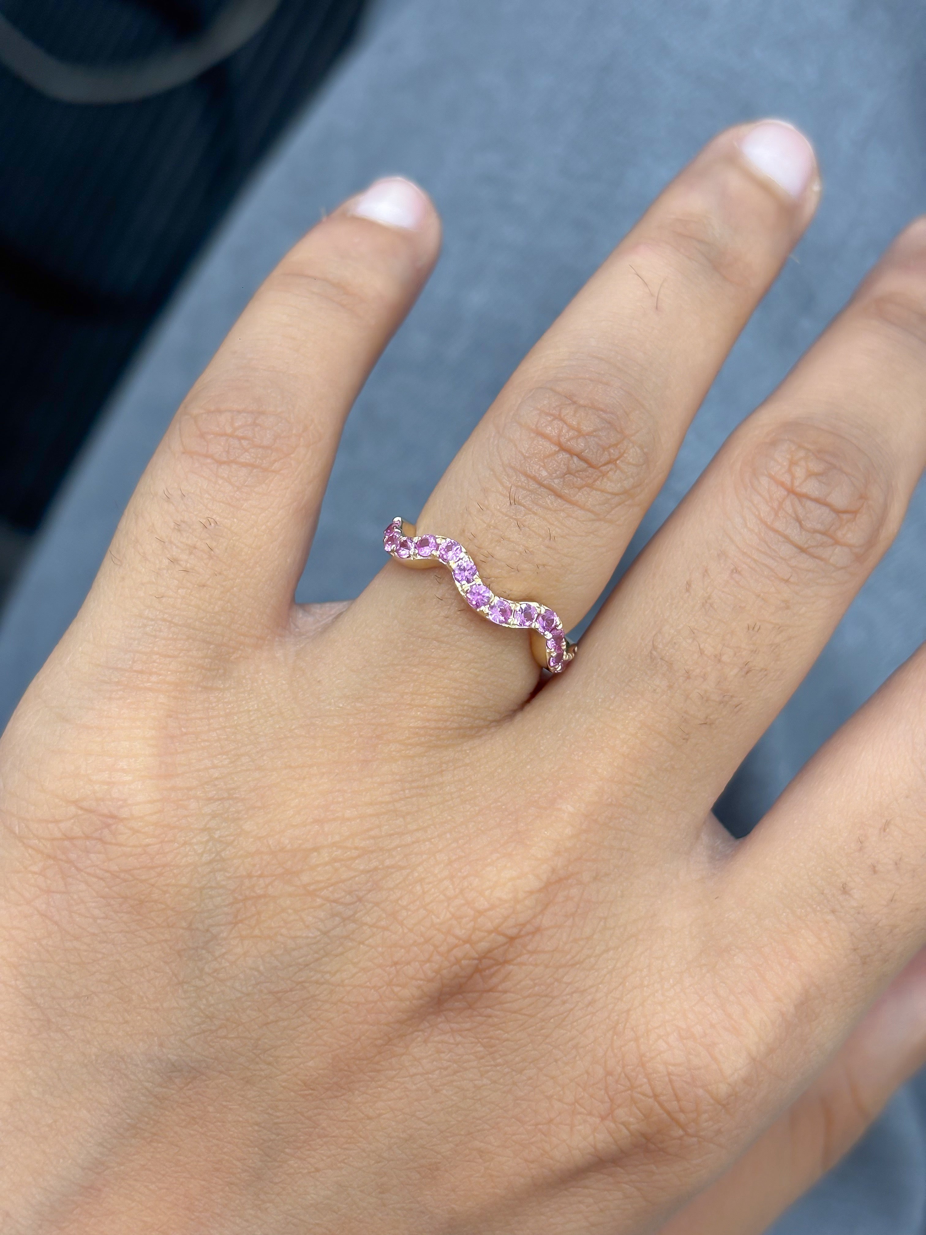 JPRG-5717/13509 Pink Sapphire Ring | 14K