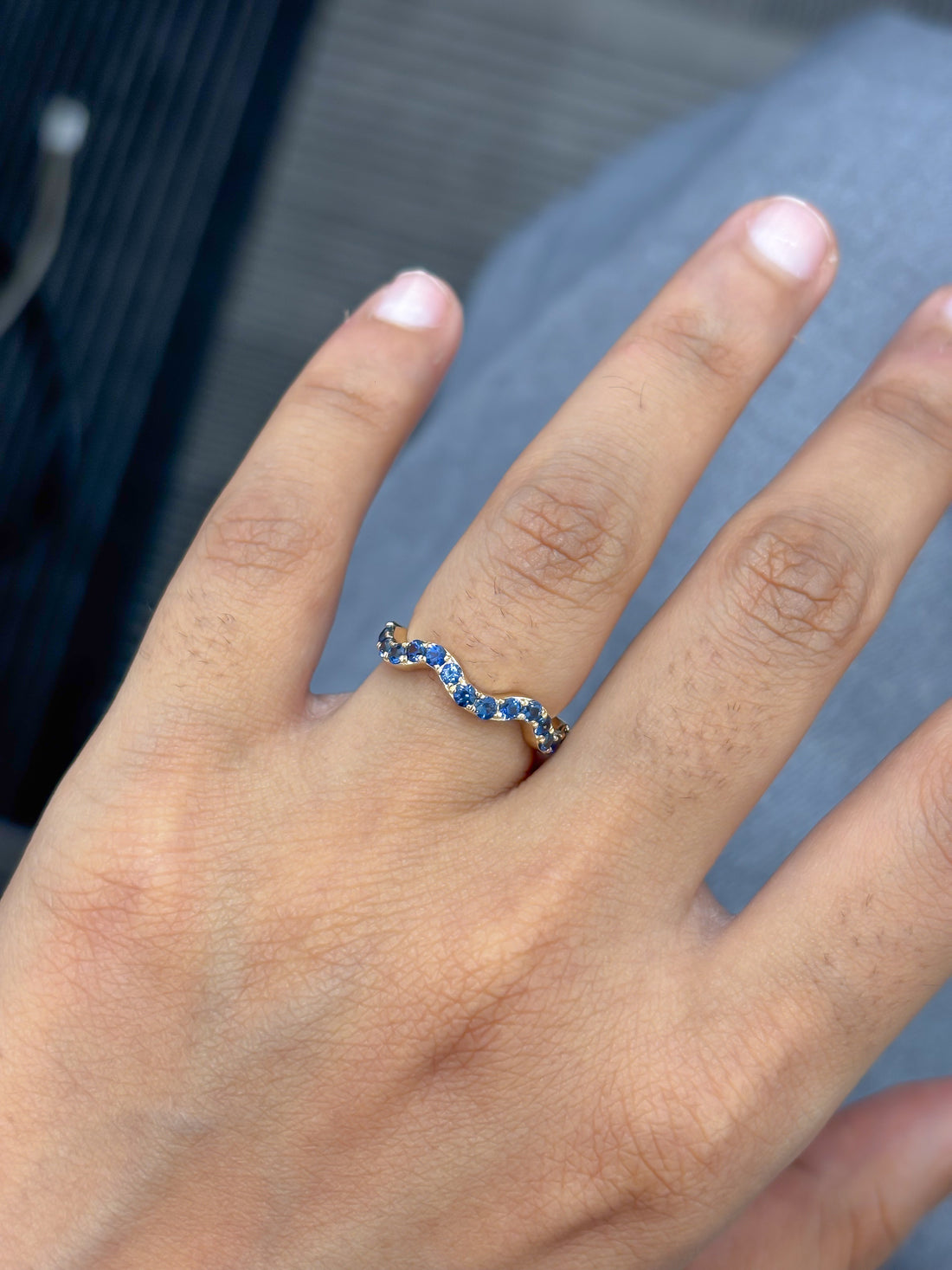 JPRG-5718/13510 Blue Sapphire Ring | 14K