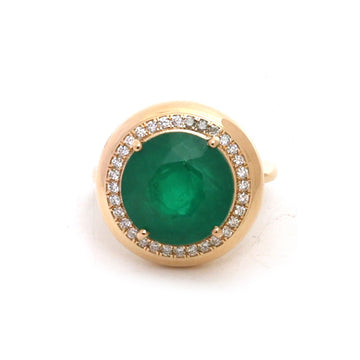 JPRG-5719/13511 Emerald Diamond Ring | 18K