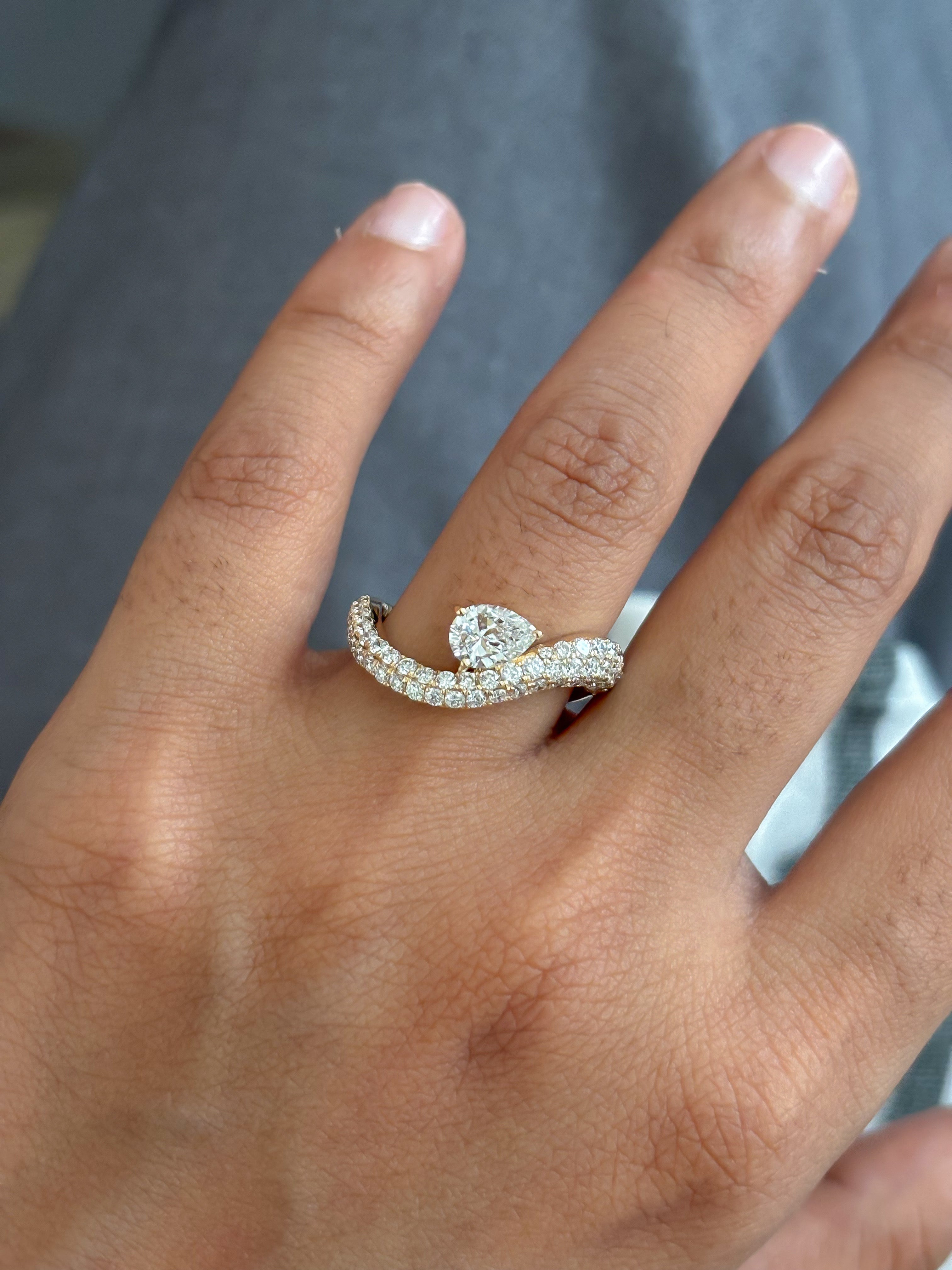 JPRG-5735/13527 Lab Grown Diamond Ring | 14K