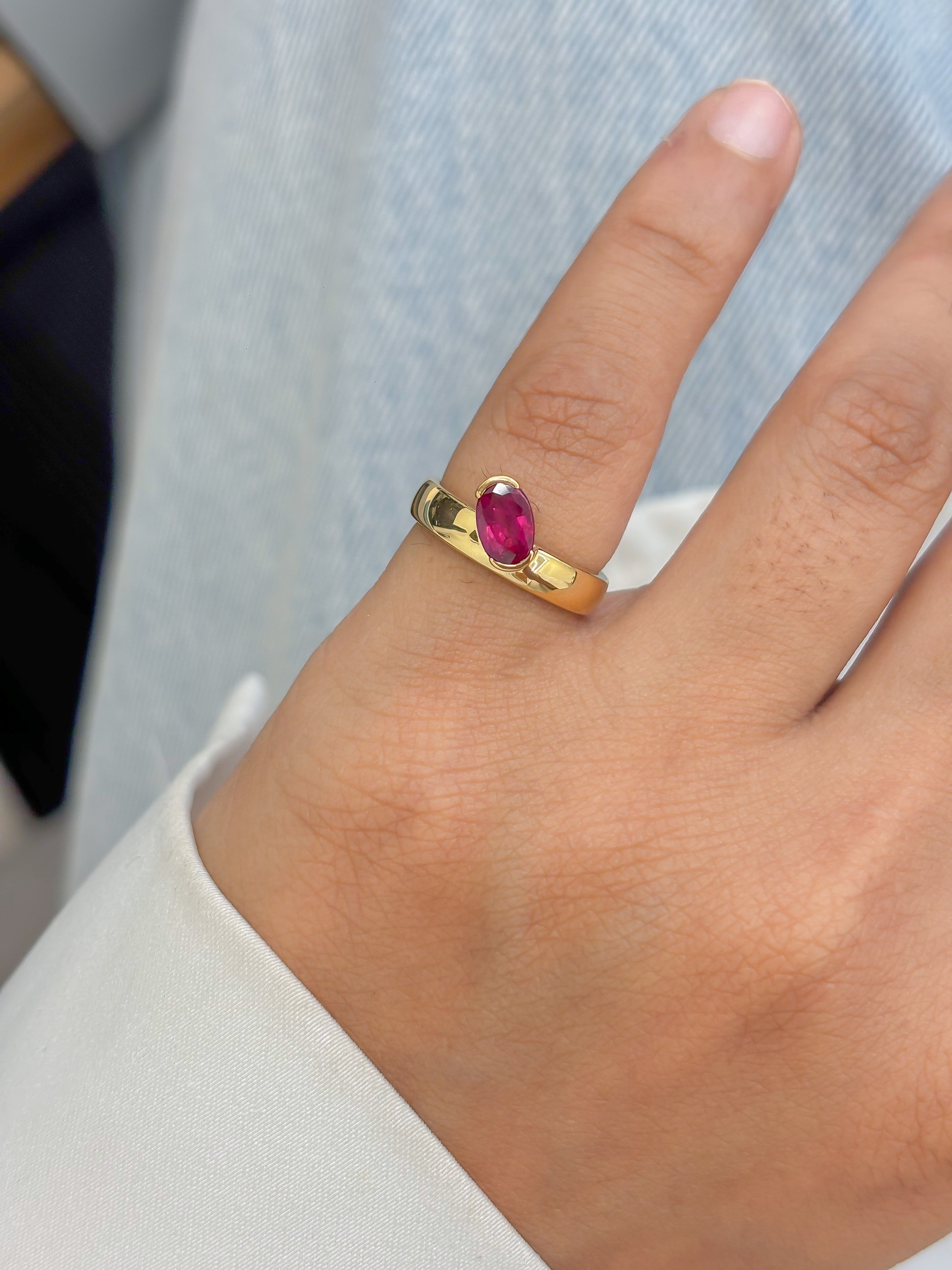 JPRG-5737/13533 Ruby Ring | 18K