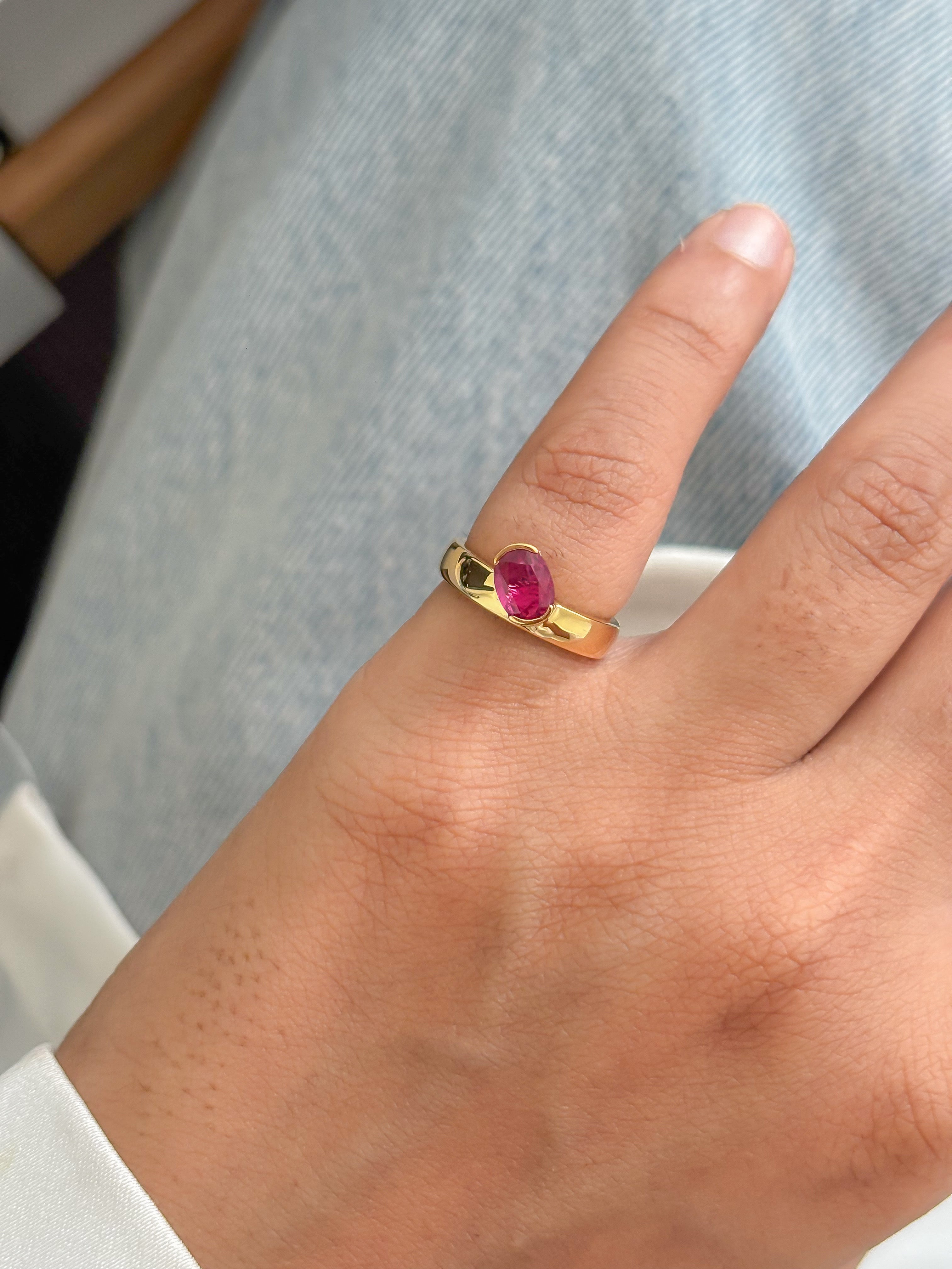 JPRG-5740/13536 Ruby Ring | 18K