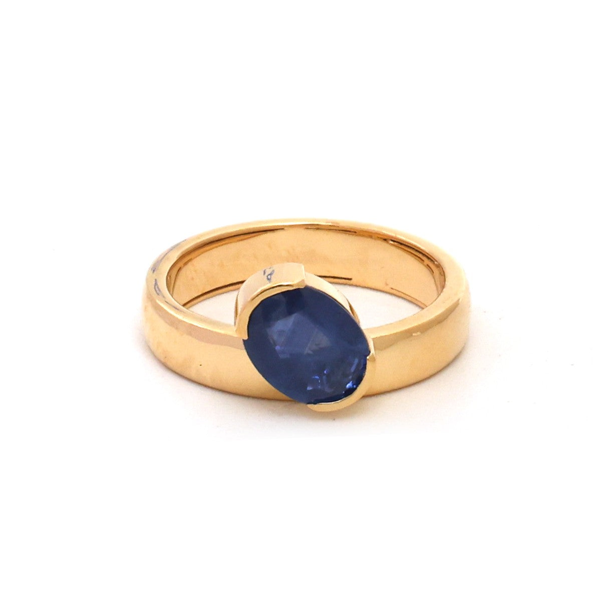 JPRG-5745/13541 Blue Sapphire Ring | 18K